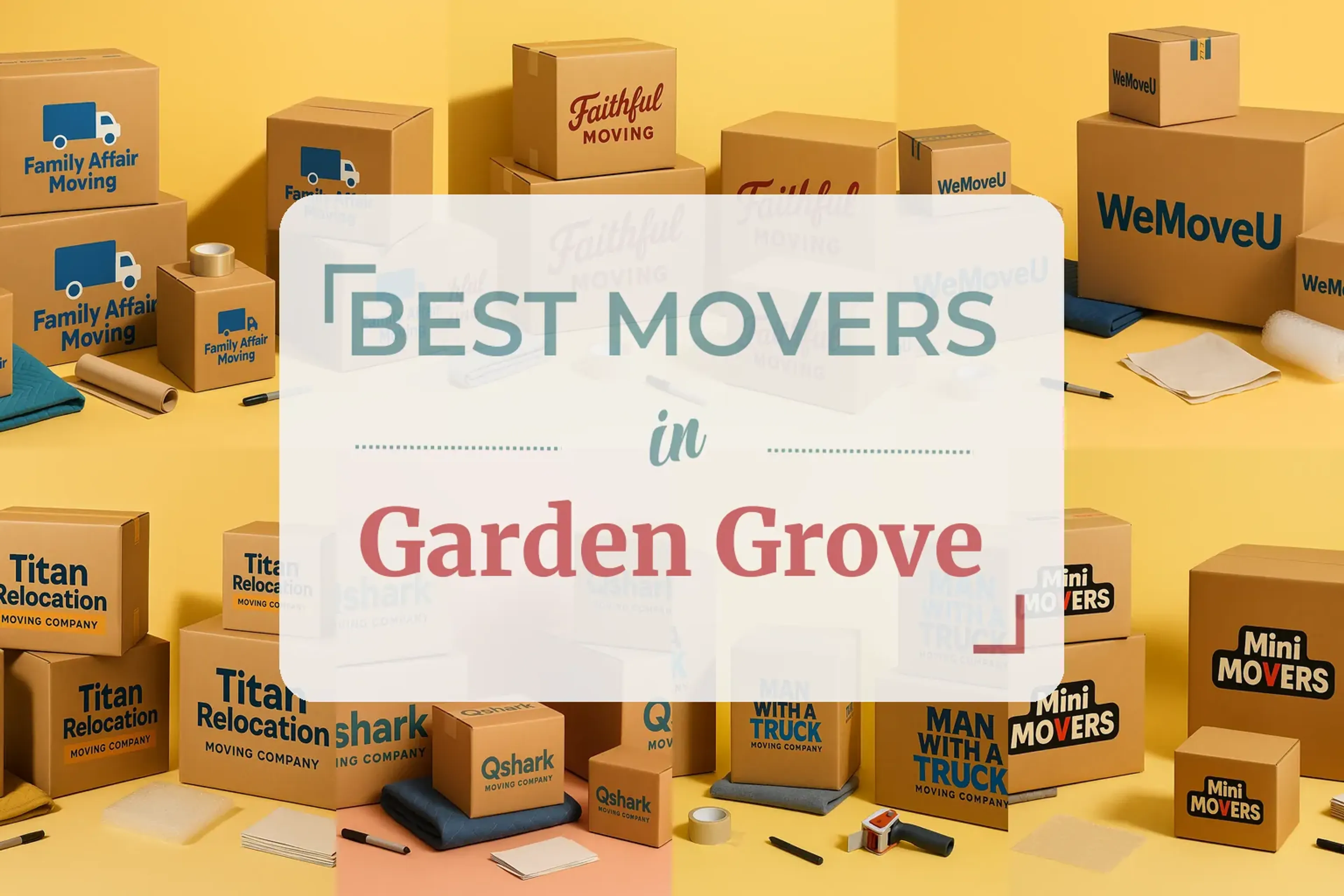 Side-by-side comparison of Garden Grove moving companies