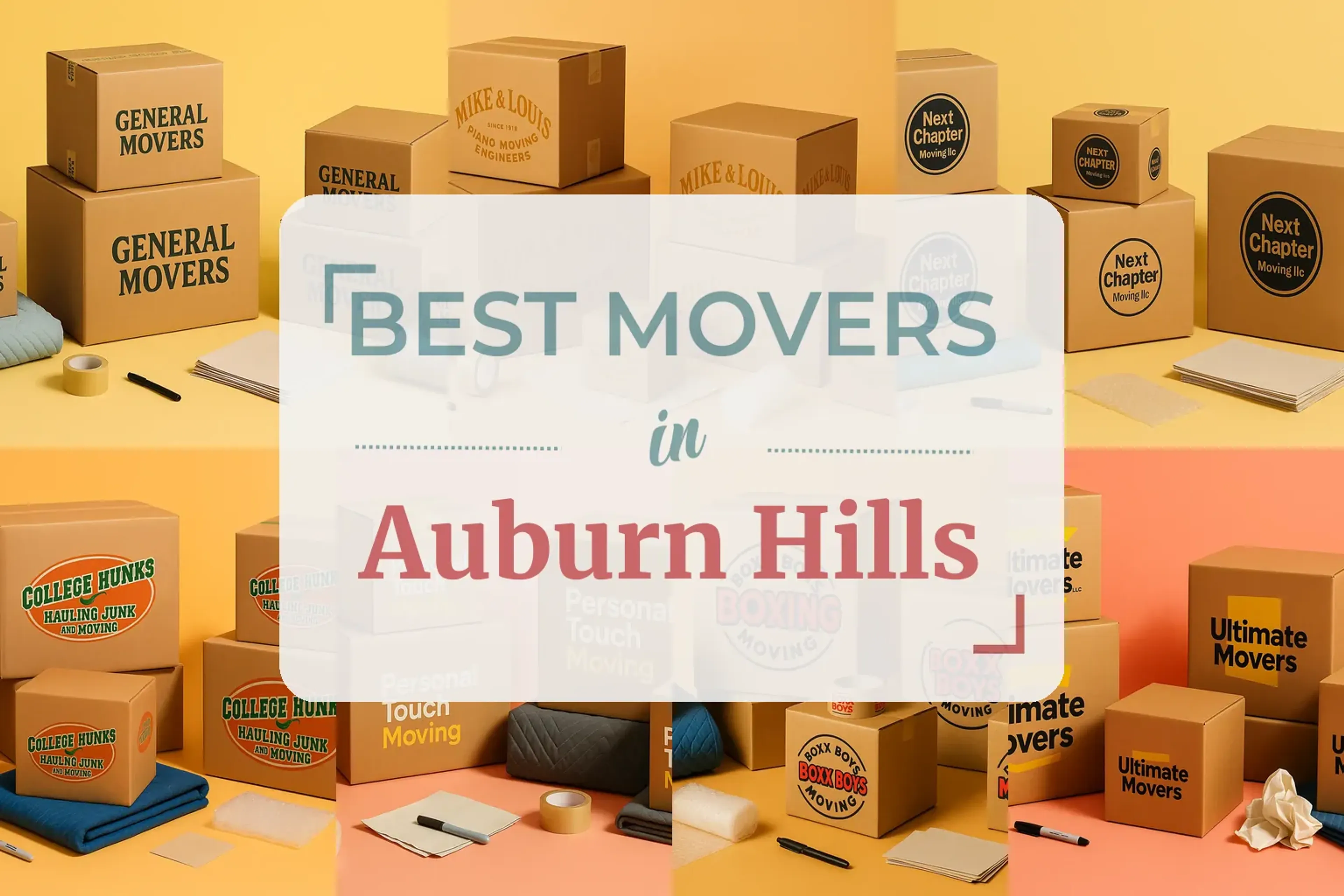 Side-by-side comparison of Auburn Hills moving companies