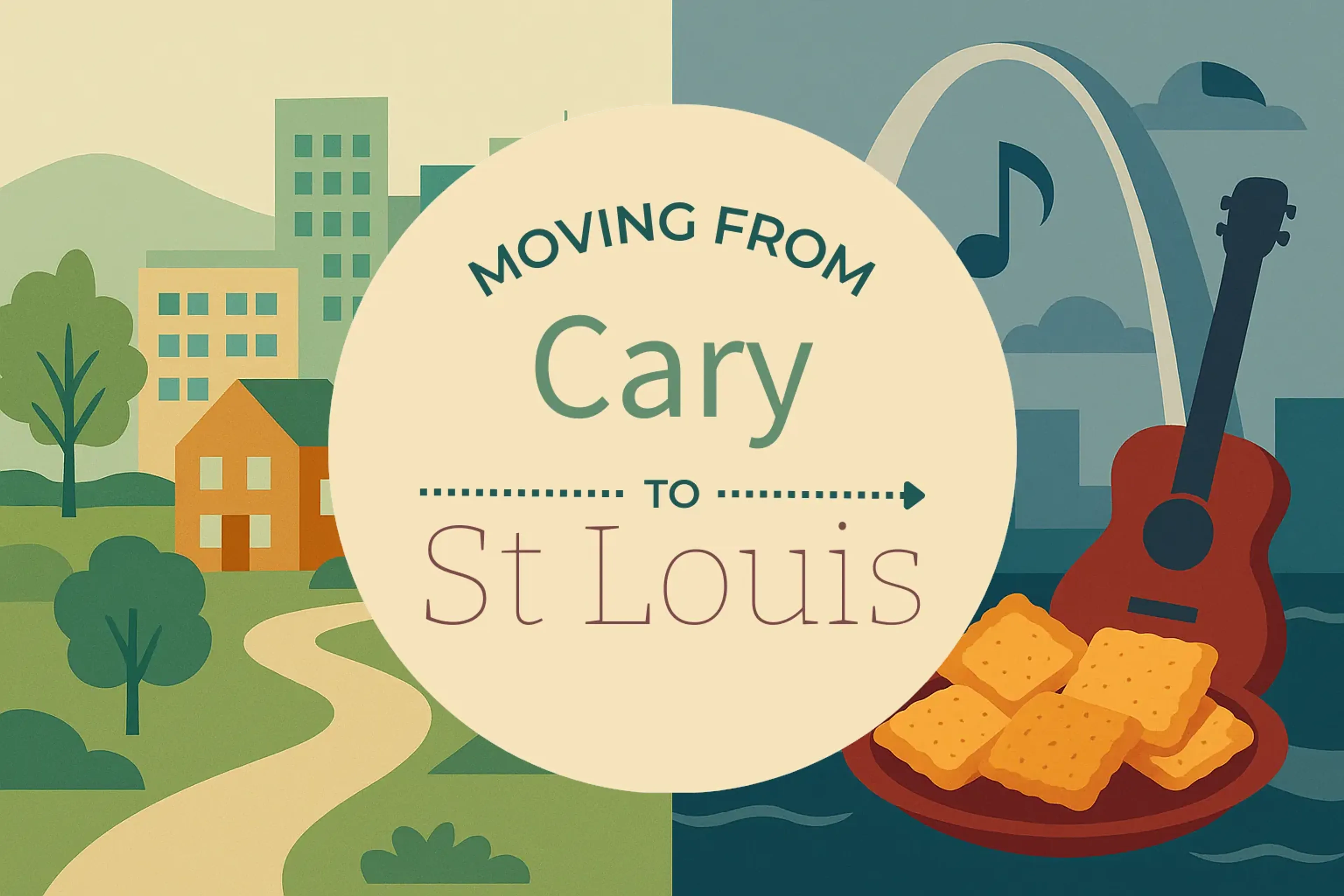Side-by-side comparison of Cary to St. Louis moving companies