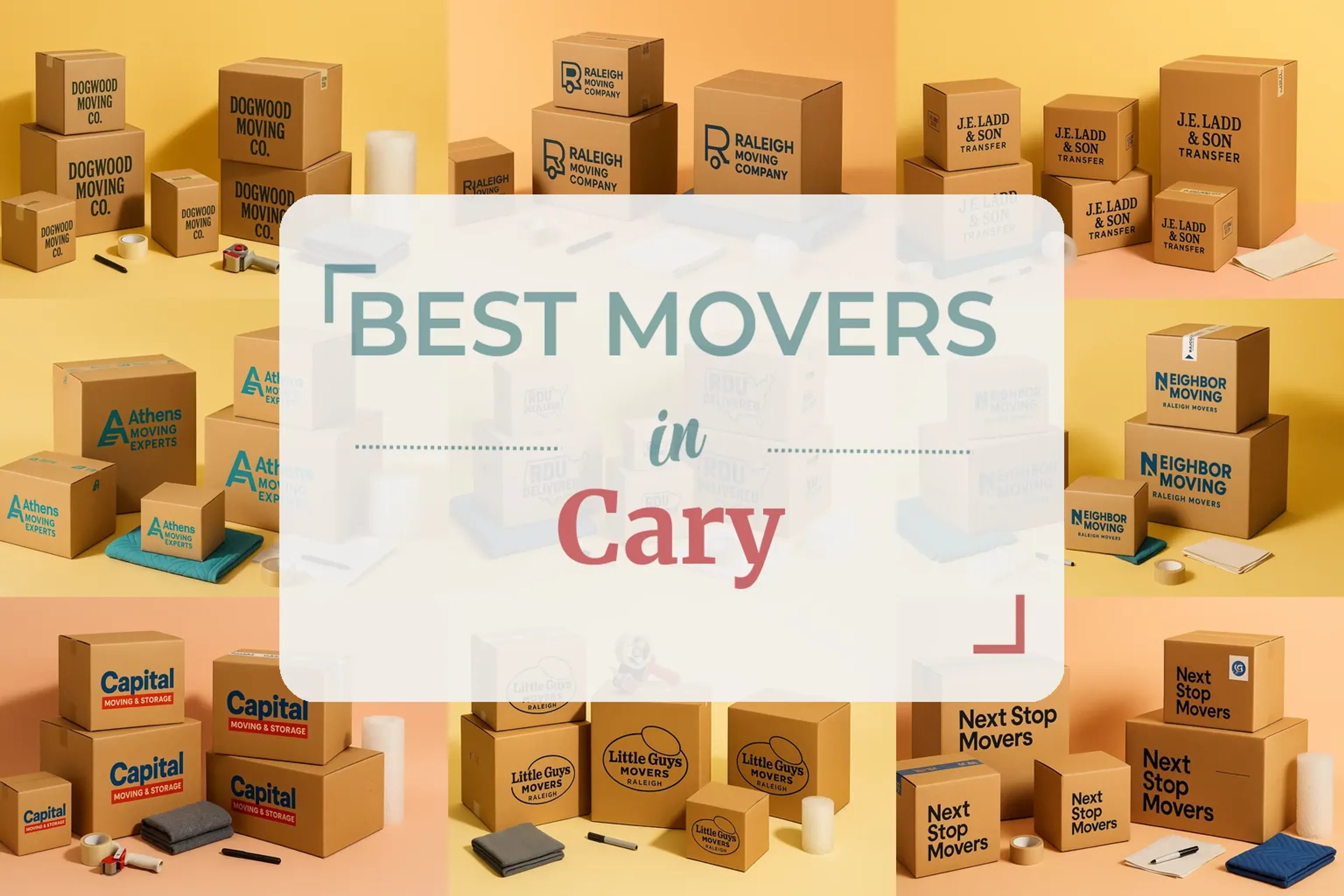 Side-by-side comparison of Cary moving companies