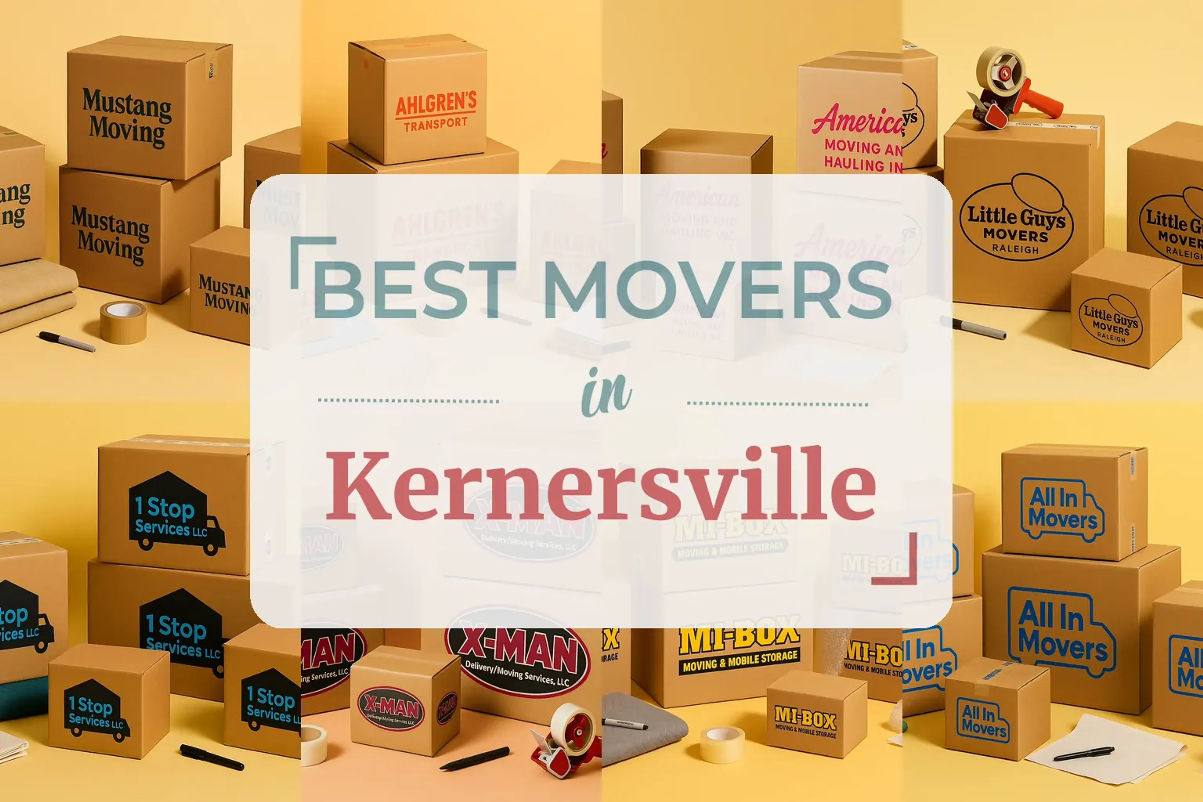 Side-by-side comparison of Kernersville moving companies