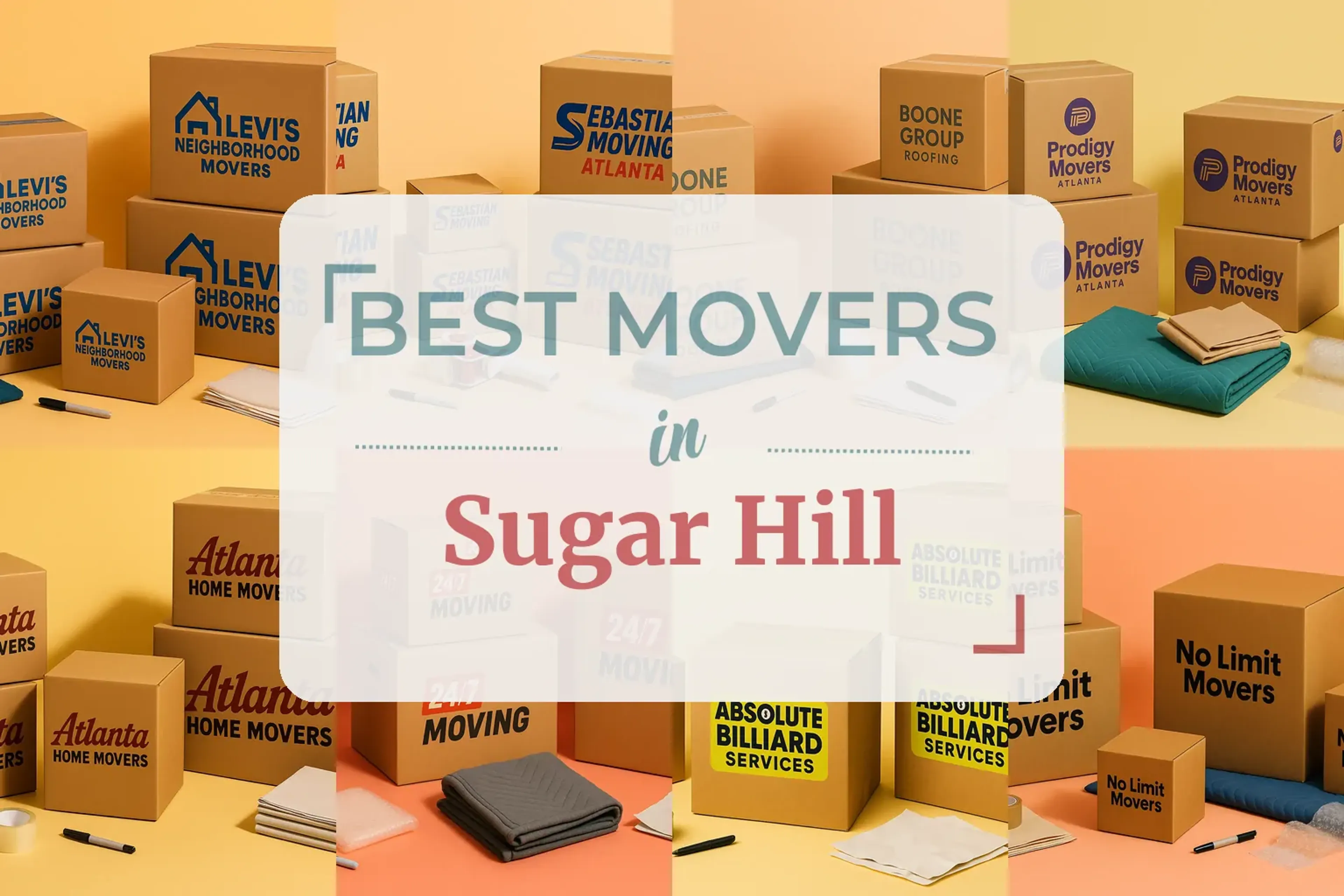 Side-by-side comparison of Sugar Hill moving companies