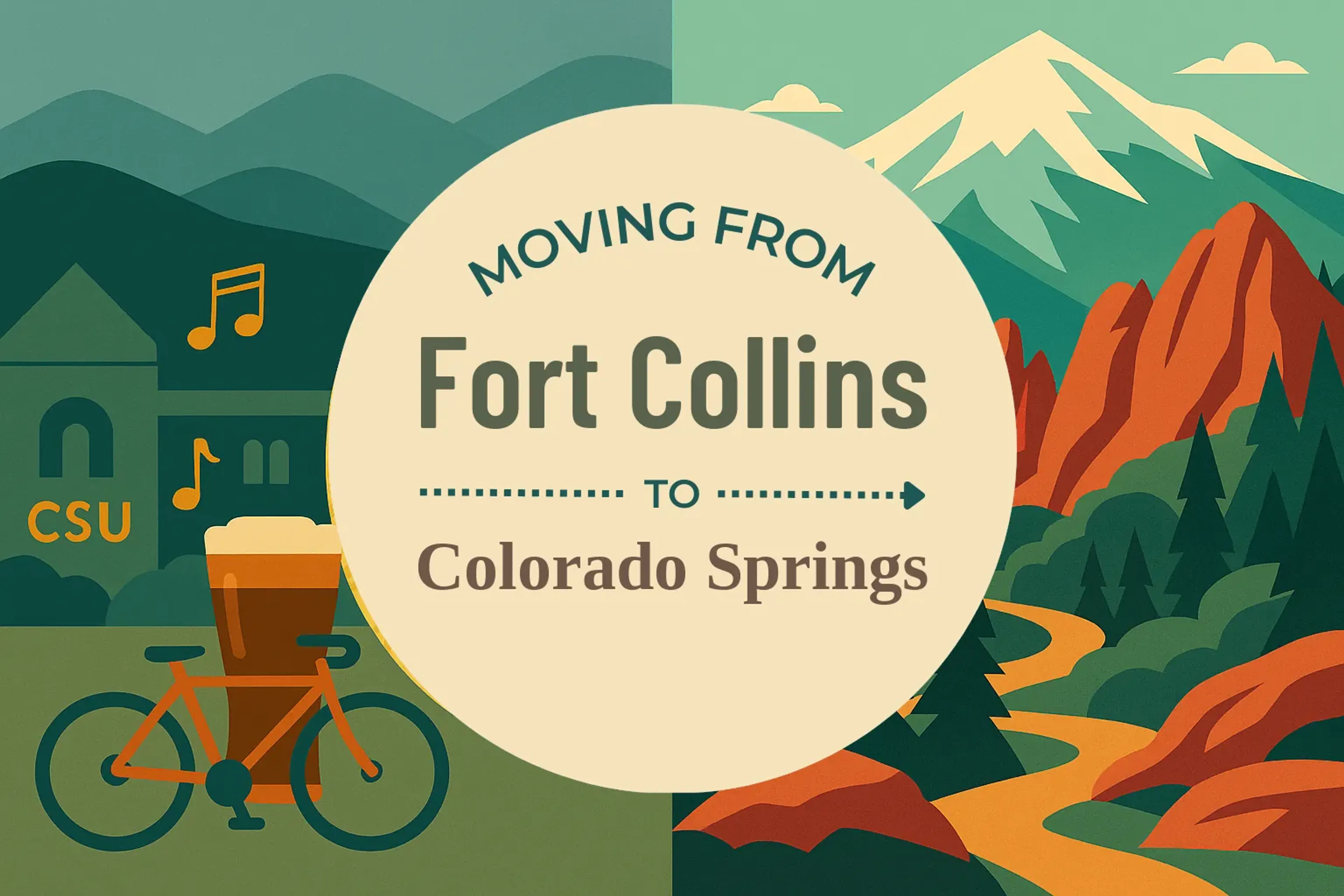 Side-by-side comparison of Fort Collins to Colorado Springs moving companies