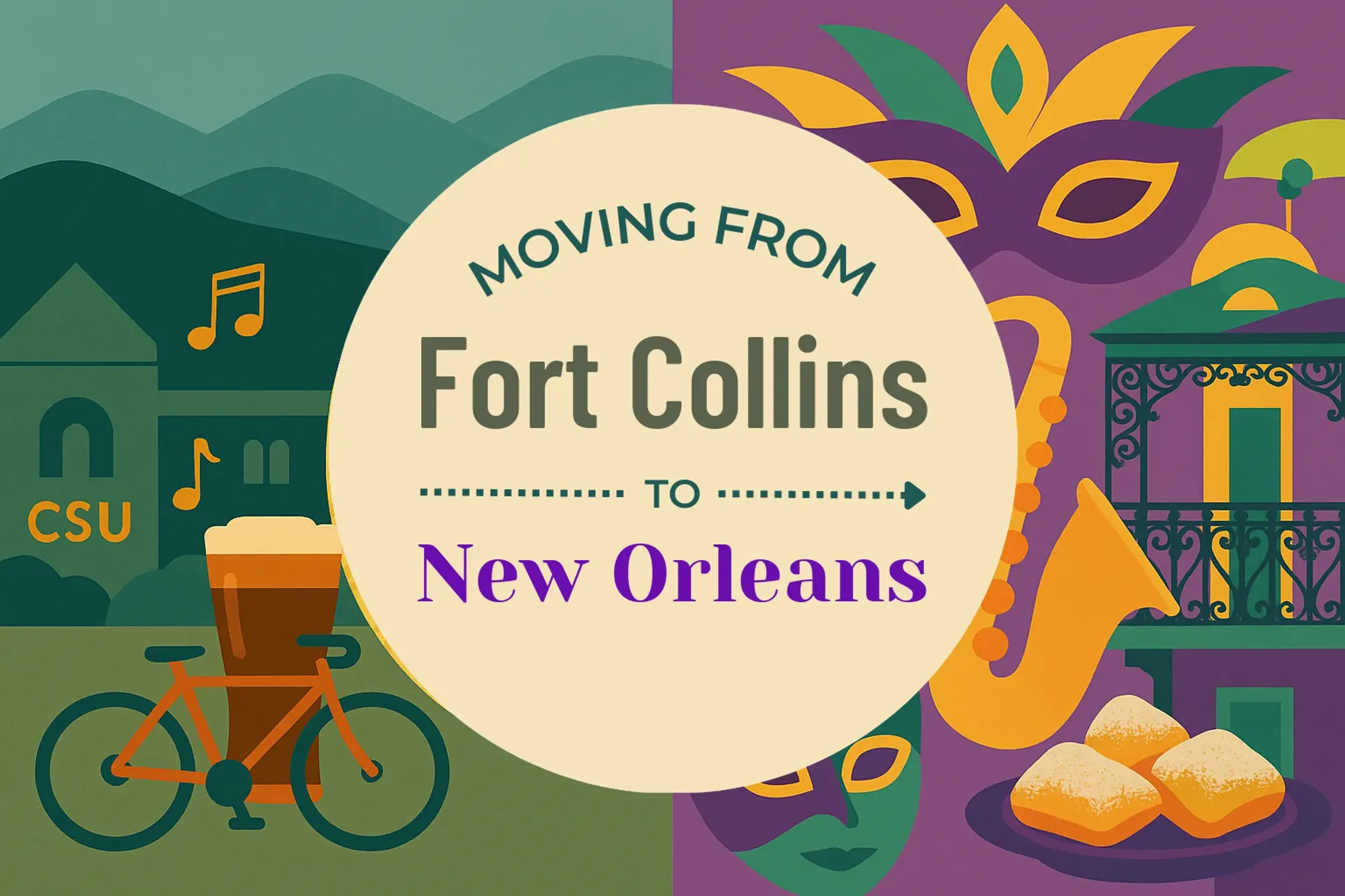 Side-by-side comparison of Fort Collins to New Orleans moving companies