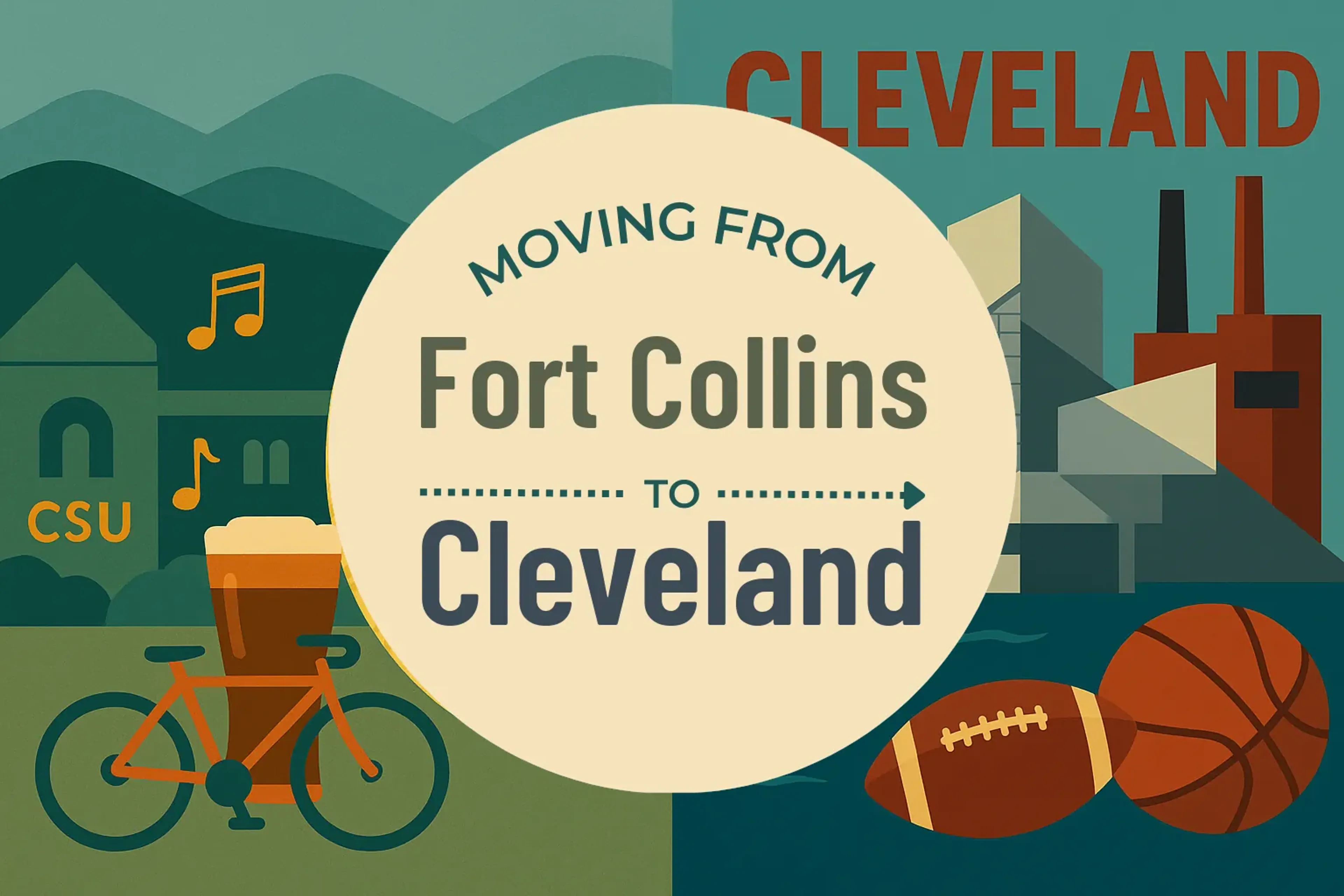 Side-by-side comparison of Fort Collins to Cleveland moving companies