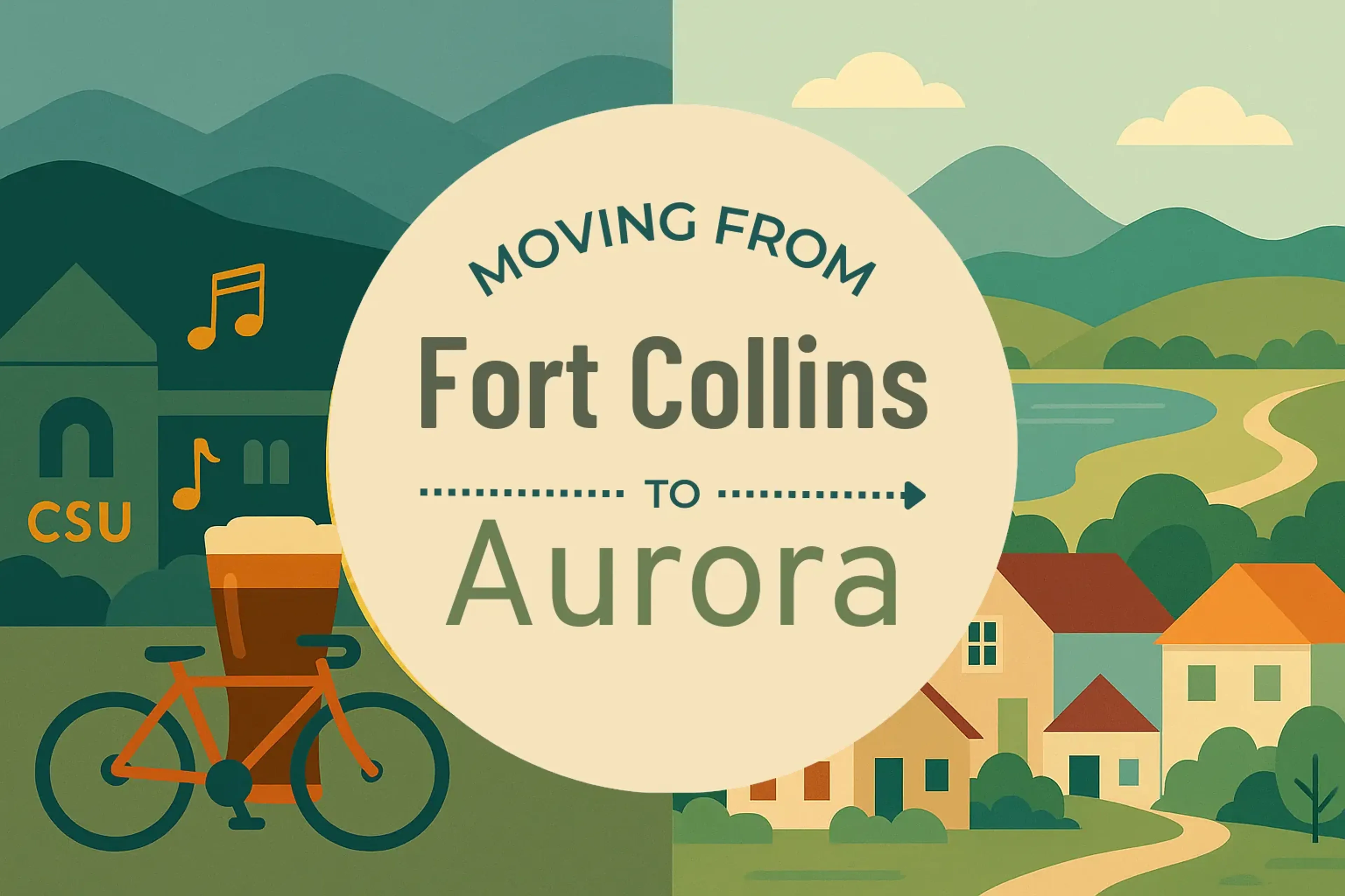 Side-by-side comparison of Fort Collins to Aurora moving companies
