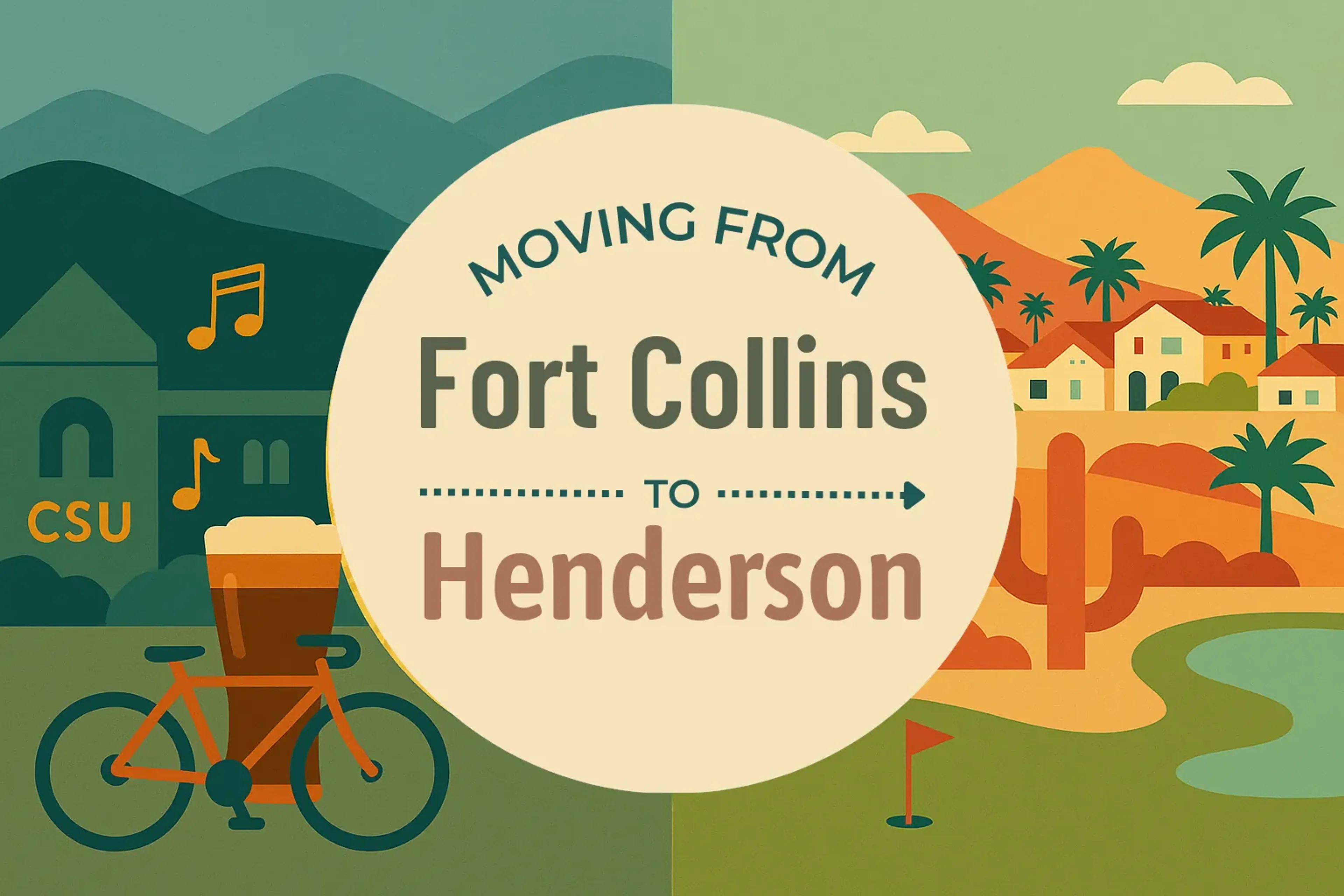 Side-by-side comparison of Fort Collins to Henderson moving companies