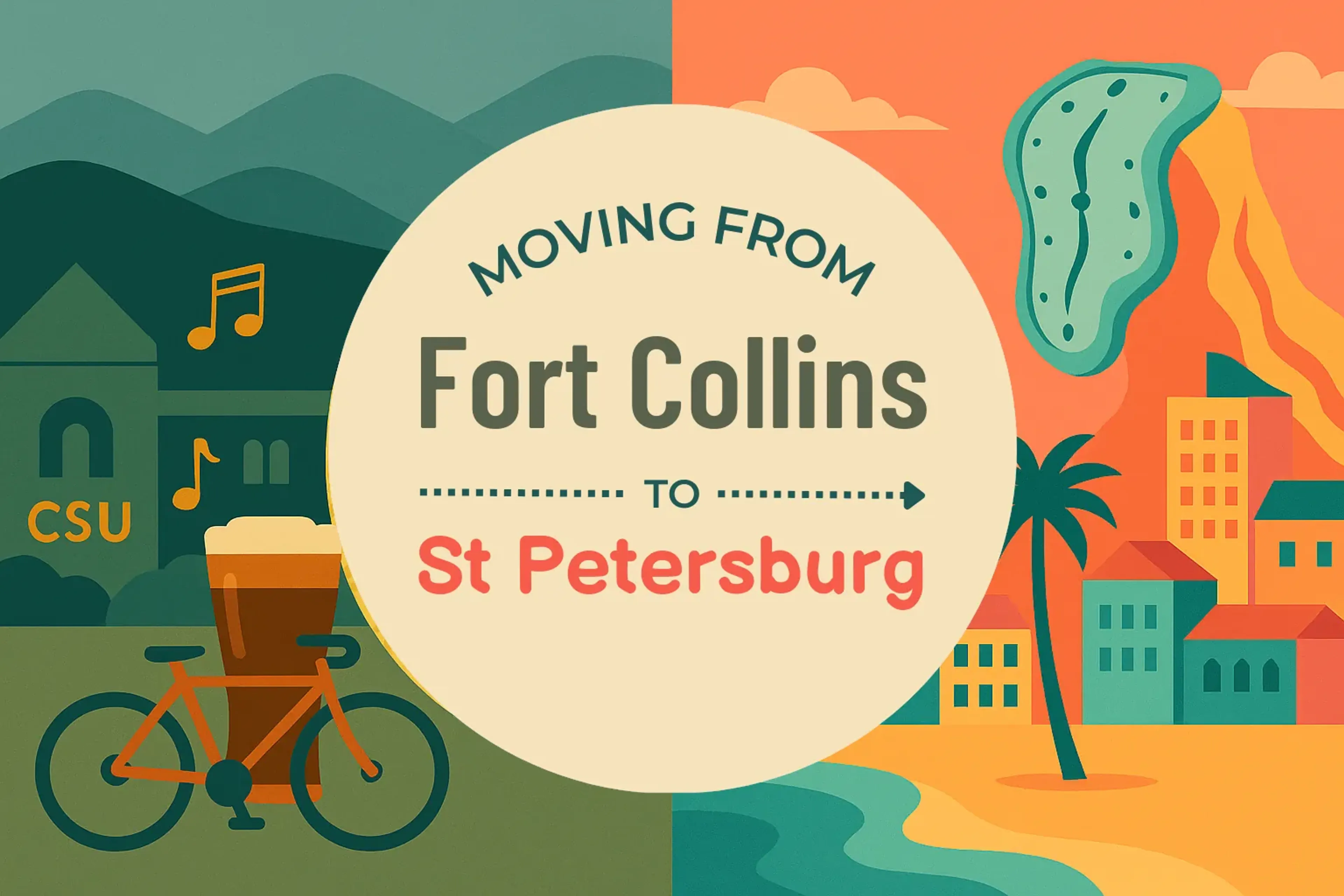 Side-by-side comparison of Fort Collins to St. Petersburg moving companies