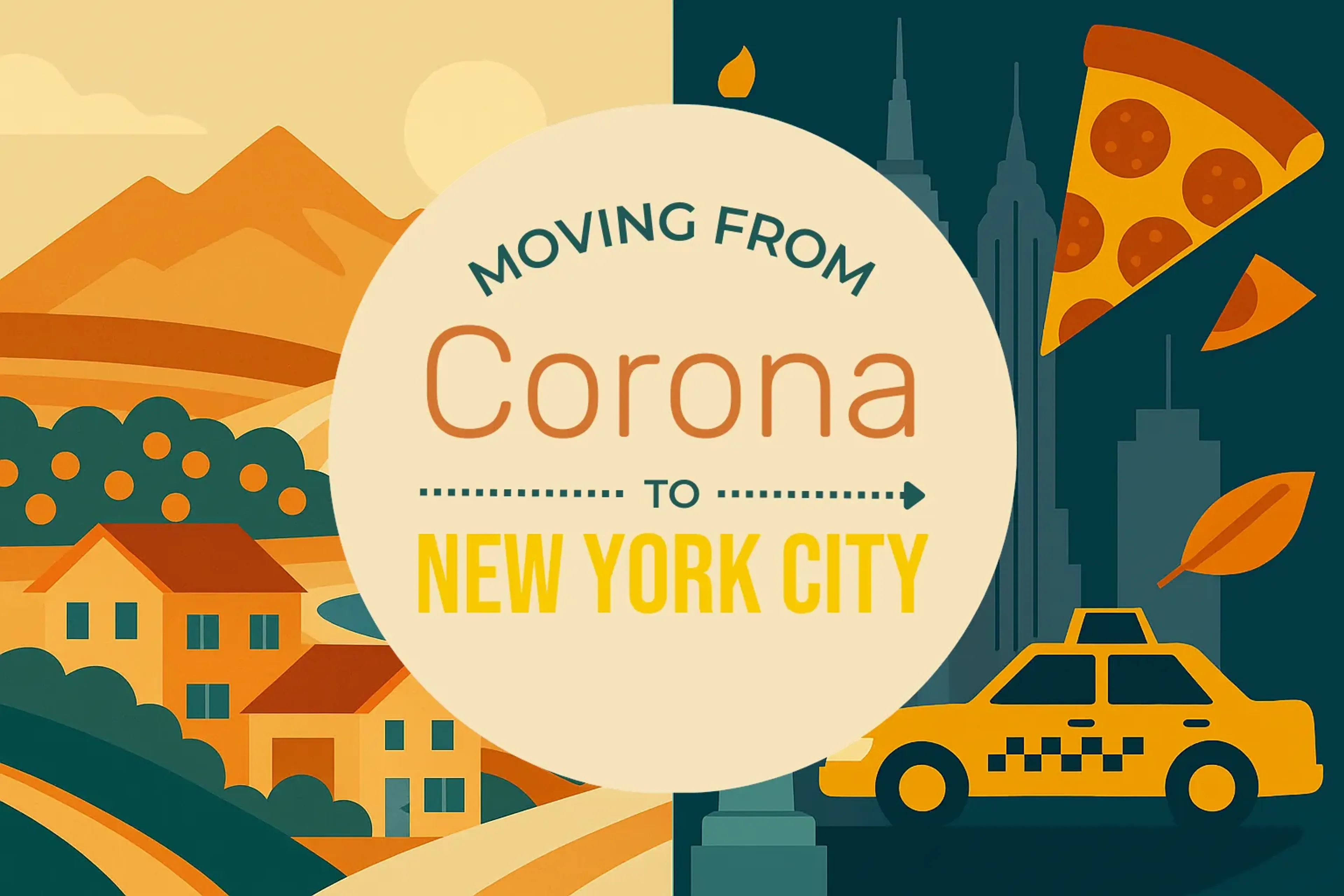 Side-by-side comparison of Corona to New York City moving companies