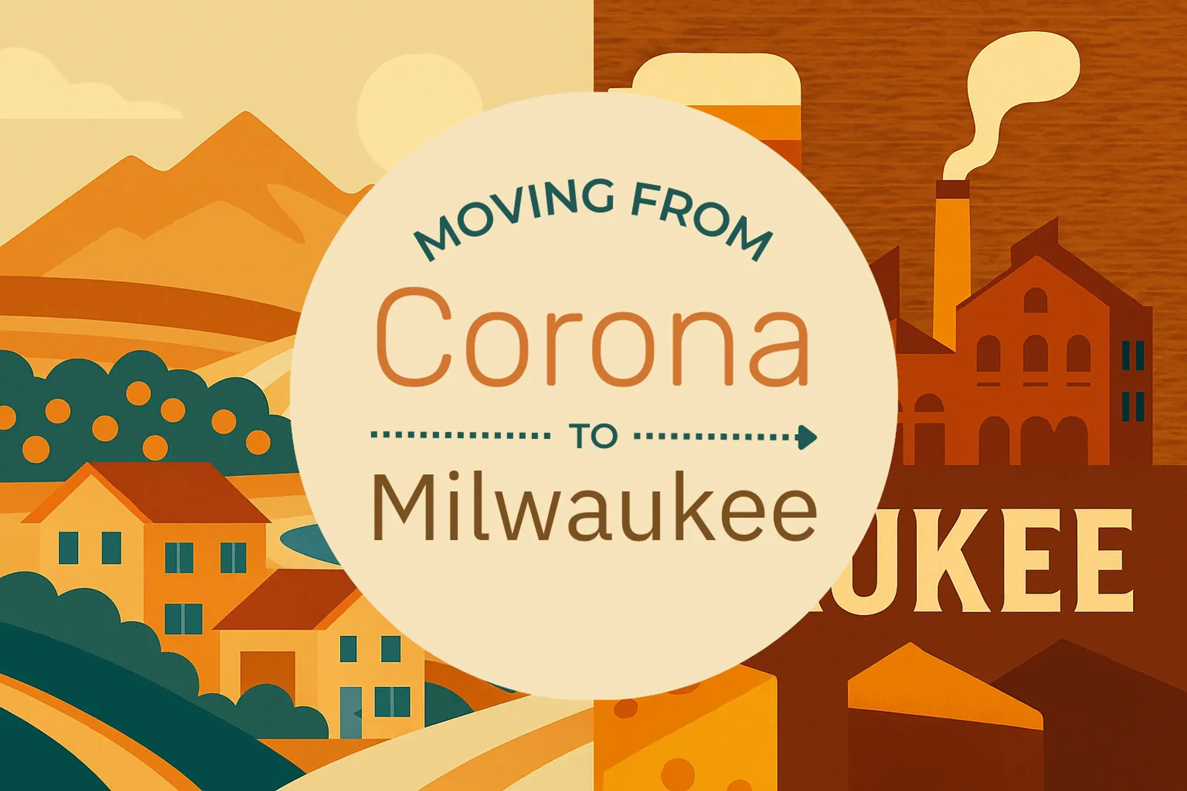 Side-by-side comparison of Corona to Milwaukee moving companies