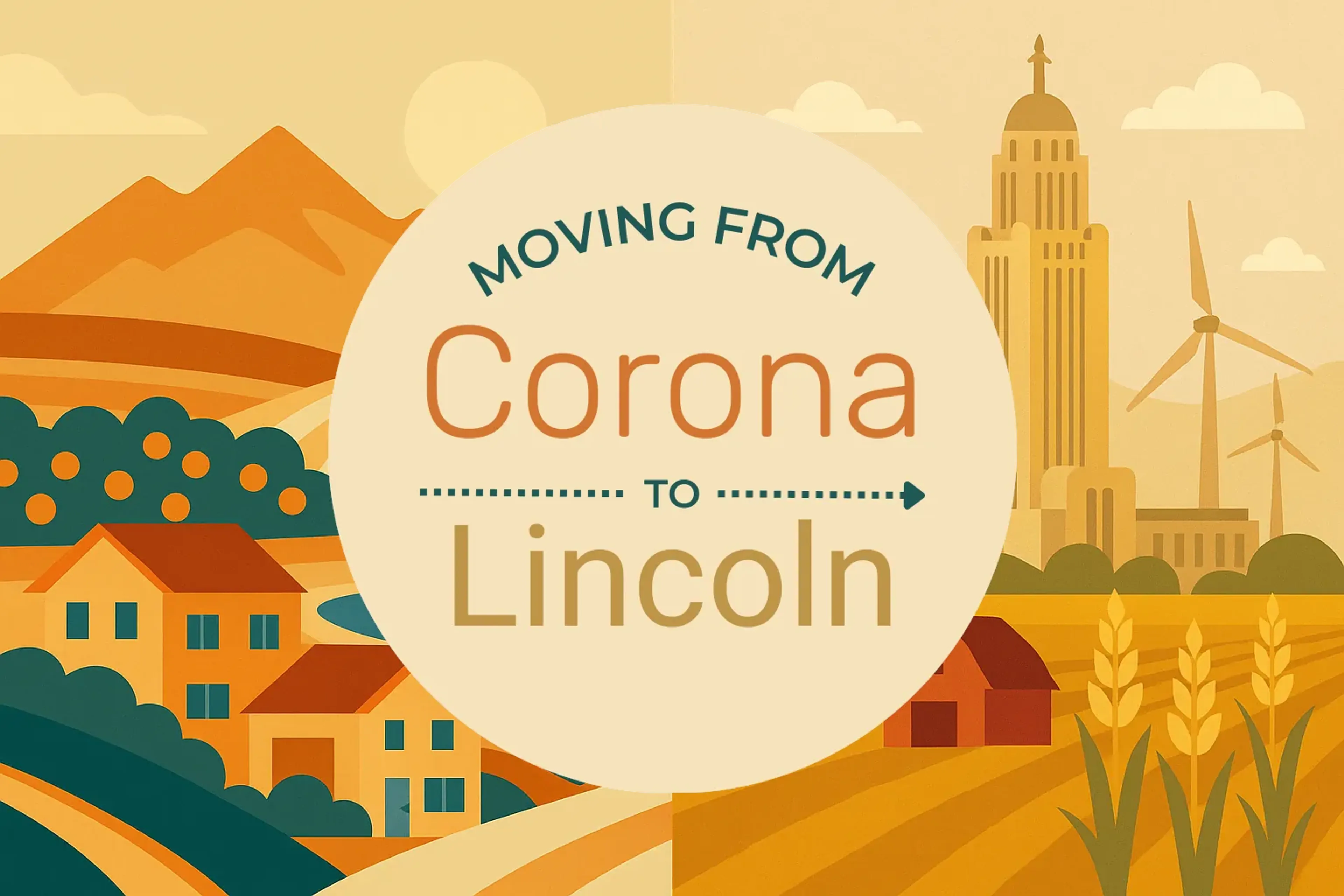 Side-by-side comparison of Corona to Lincoln moving companies