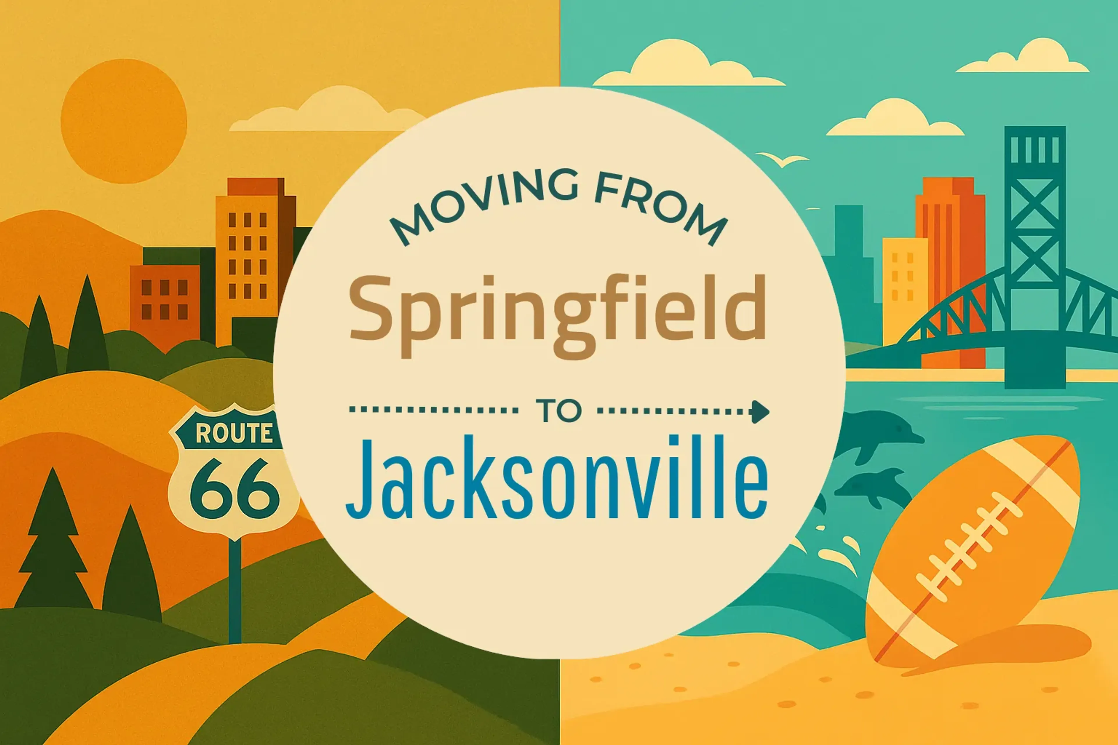 Side-by-side comparison of Springfield to Jacksonville moving companies