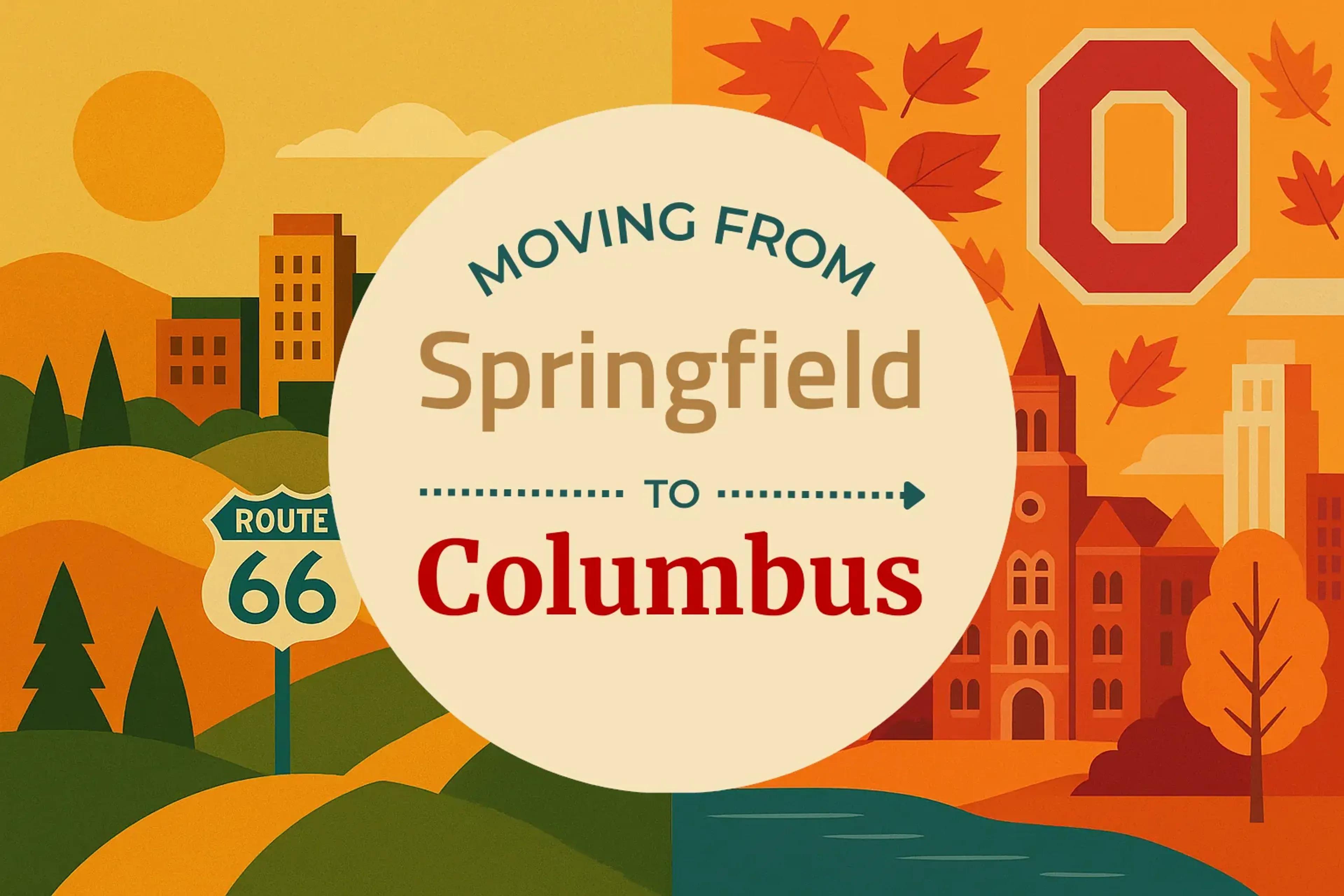 Side-by-side comparison of Springfield to Columbus moving companies