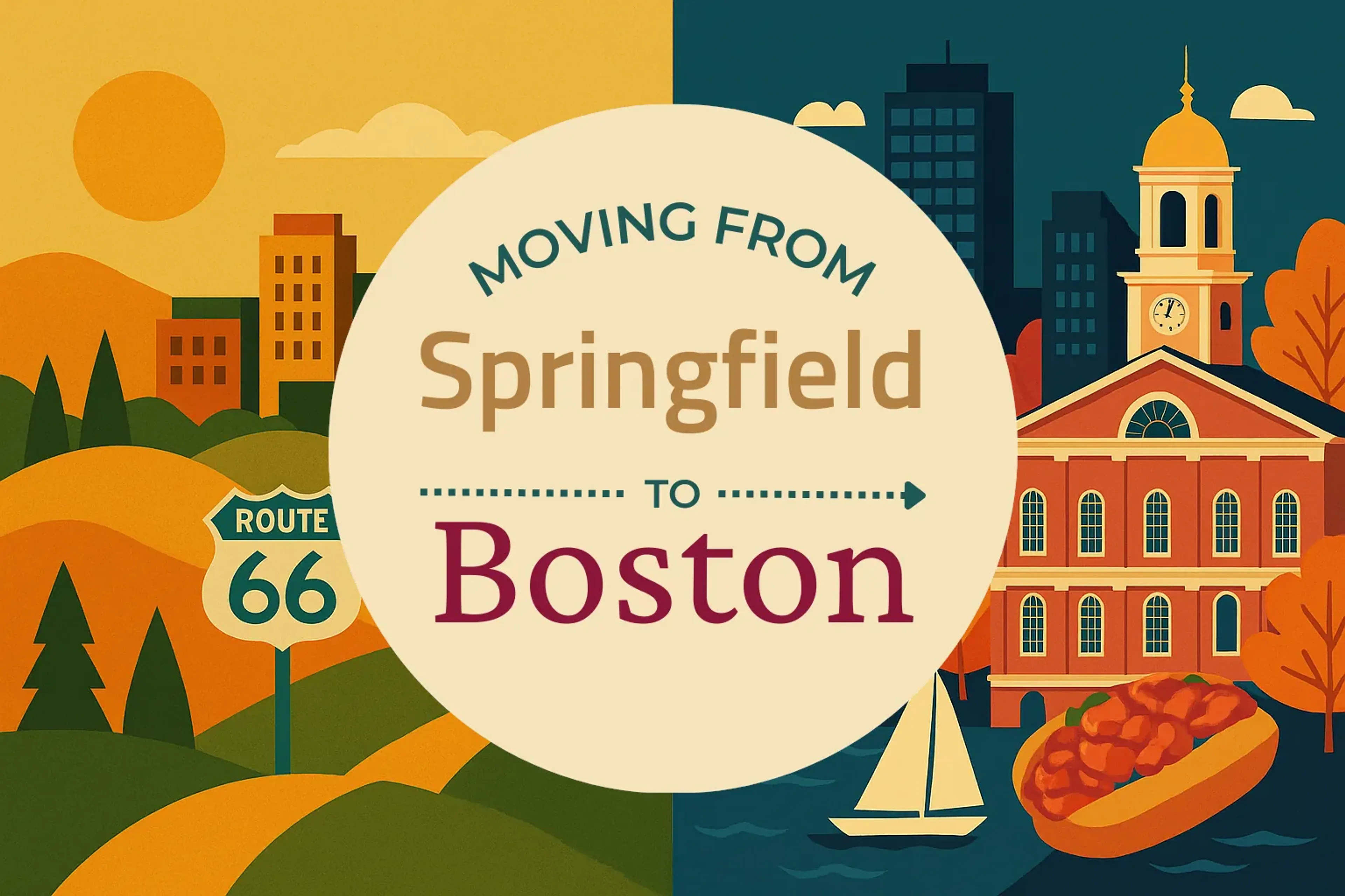Side-by-side comparison of Springfield to Boston moving companies