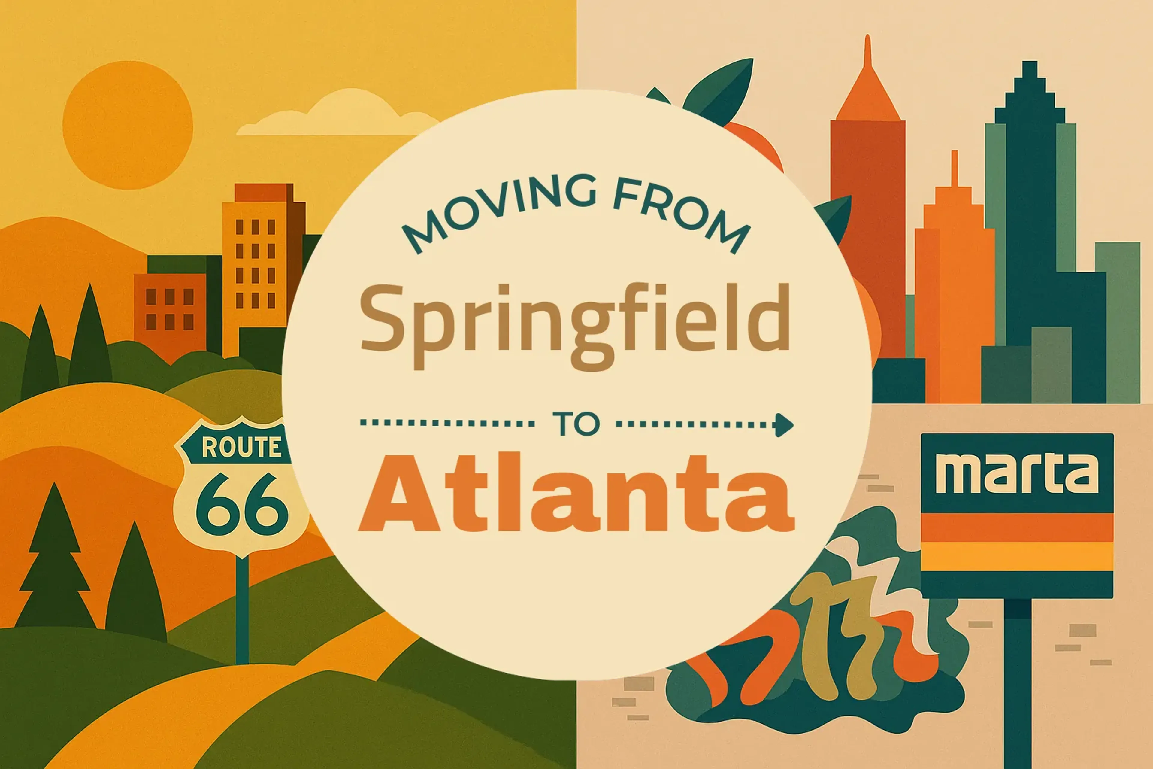 Side-by-side comparison of Springfield to Atlanta moving companies