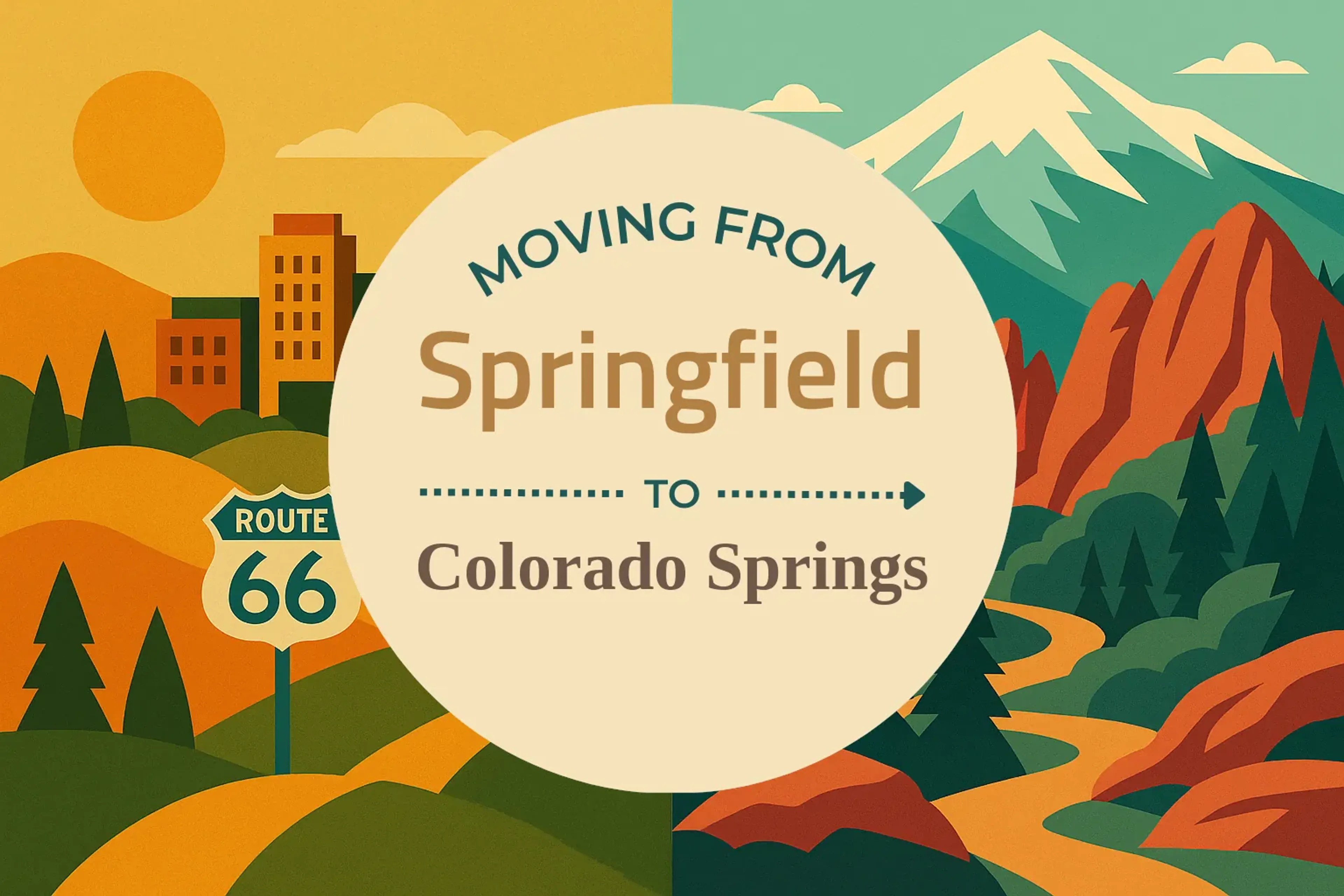 Side-by-side comparison of Springfield to Colorado Springs moving companies