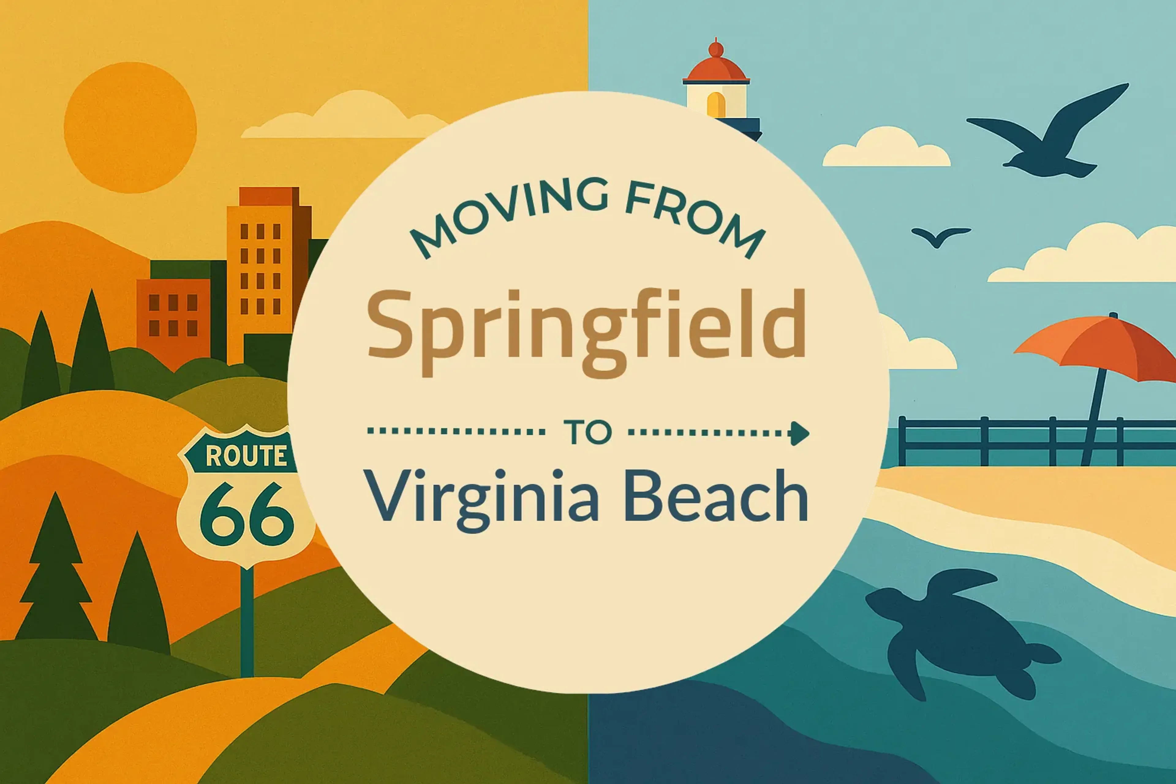 Side-by-side comparison of Springfield to Virginia Beach moving companies