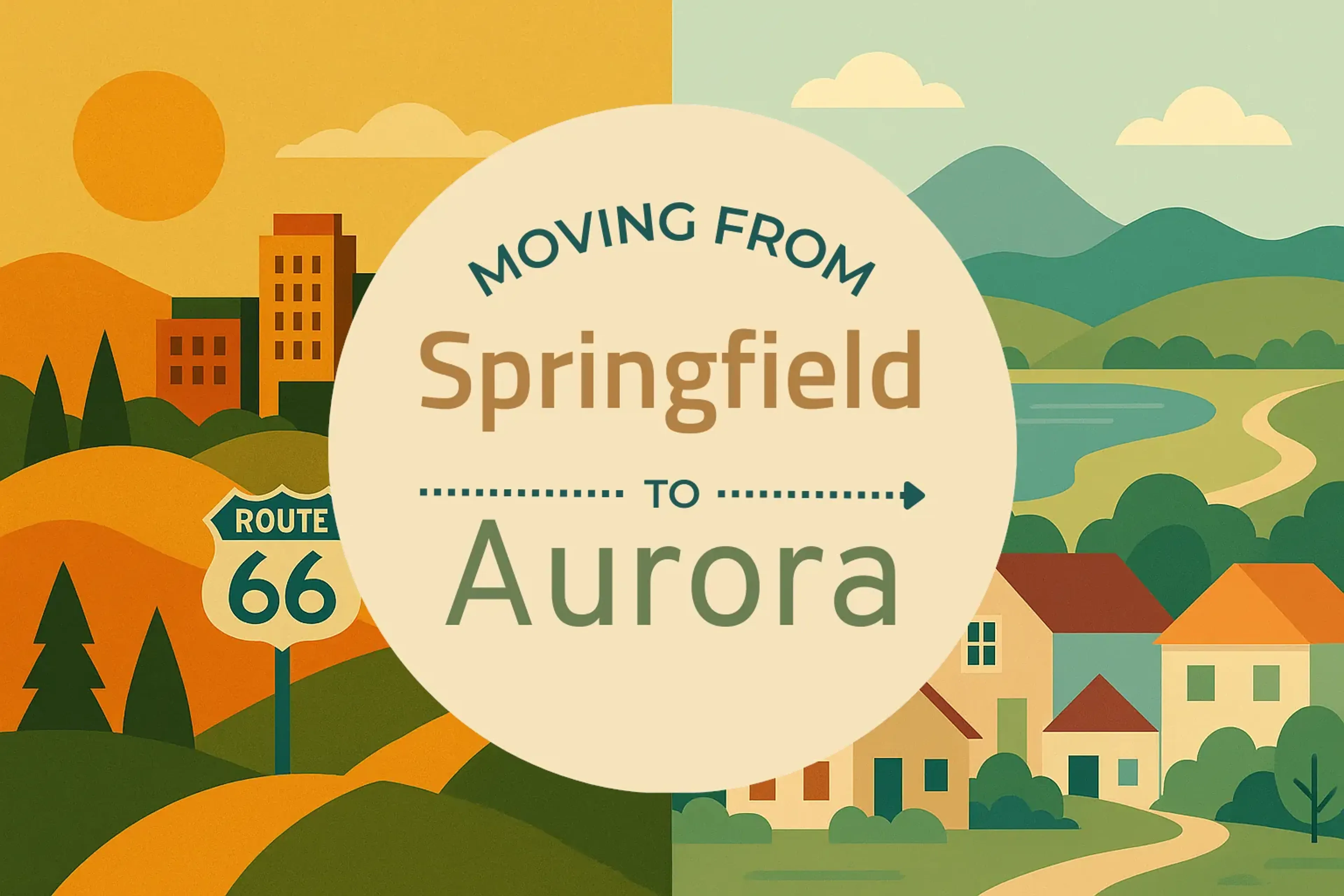 Side-by-side comparison of Springfield to Aurora moving companies