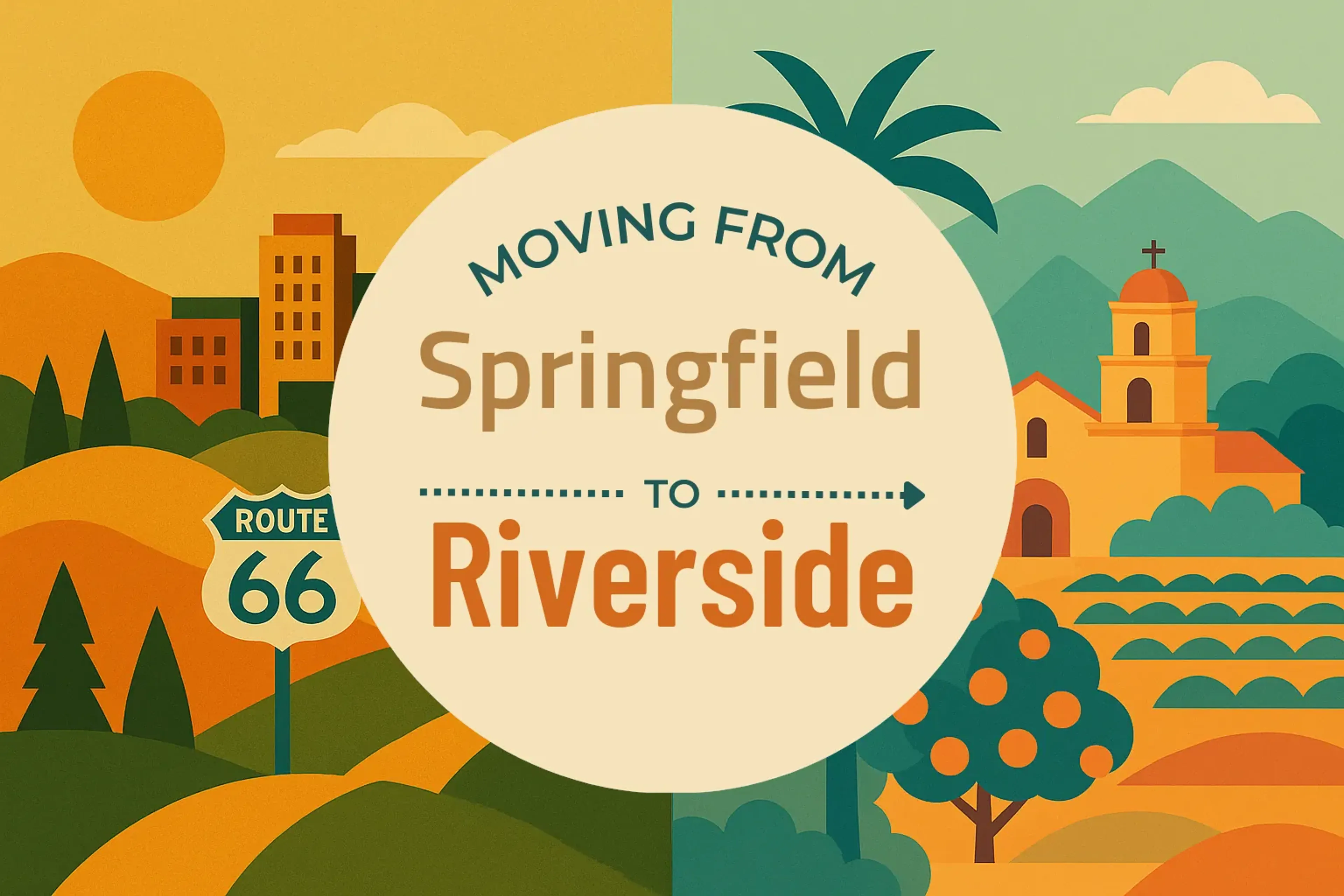 Side-by-side comparison of Springfield to Riverside moving companies