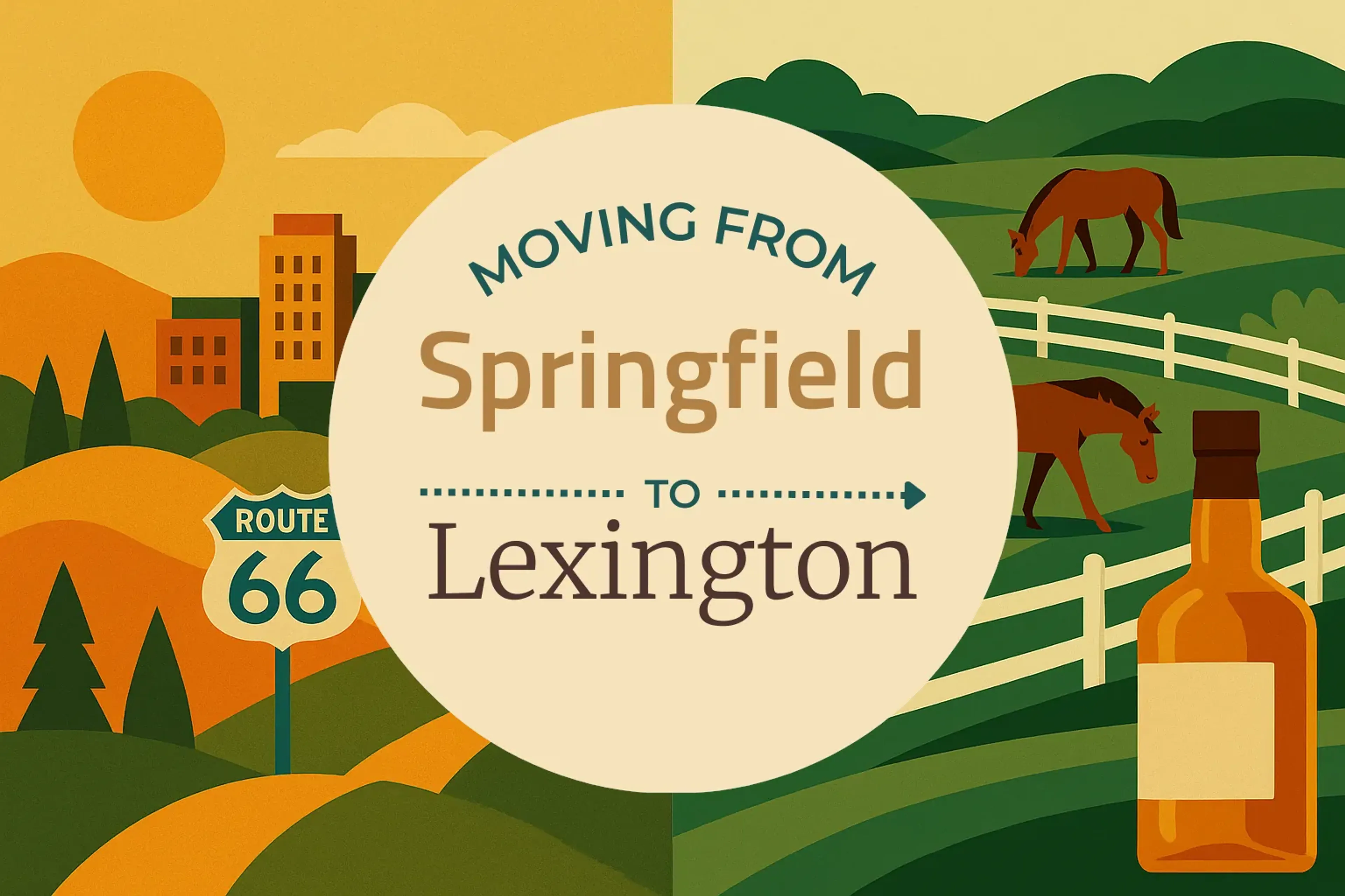 Side-by-side comparison of Springfield to Lexington moving companies