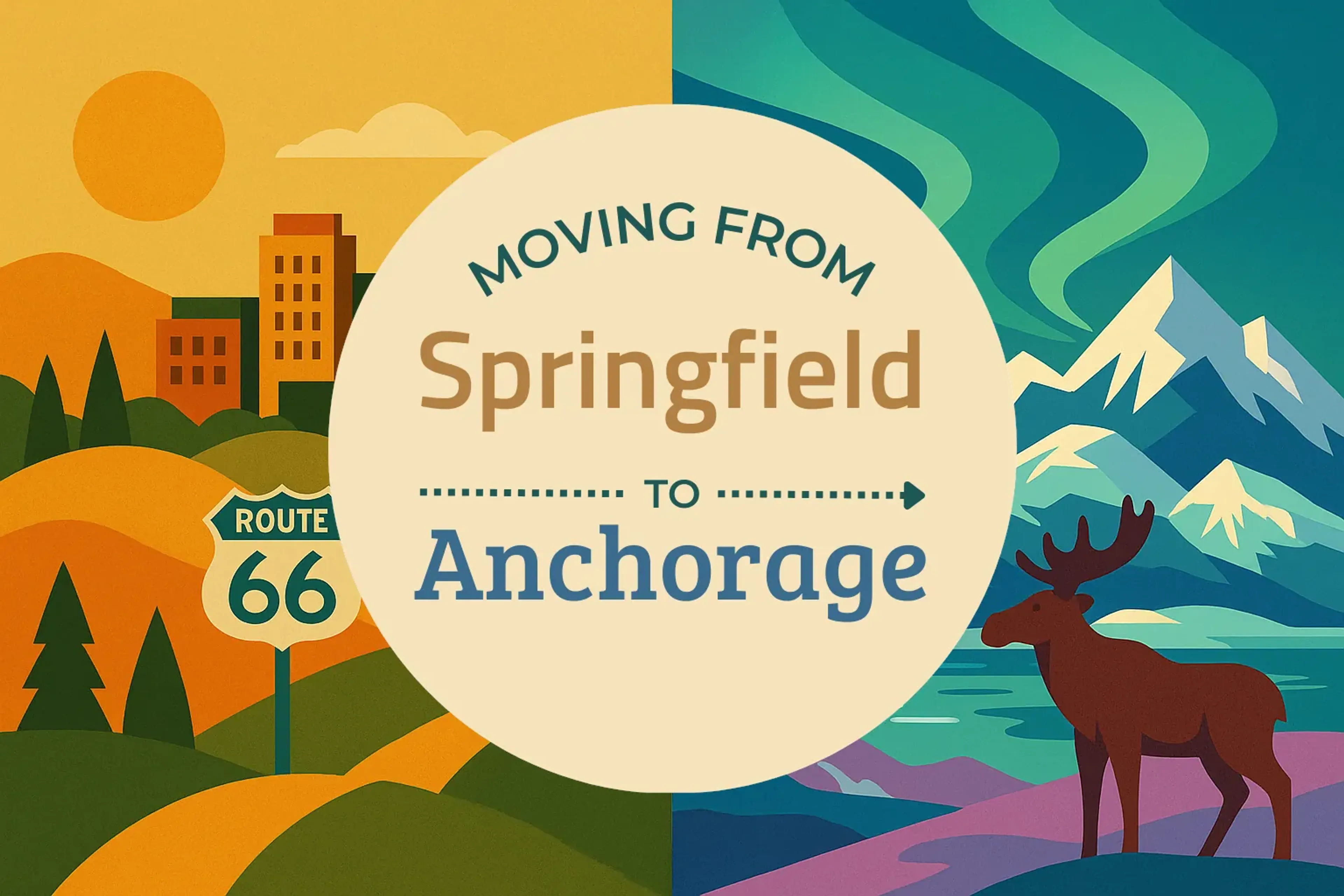 Side-by-side comparison of Springfield to Anchorage moving companies