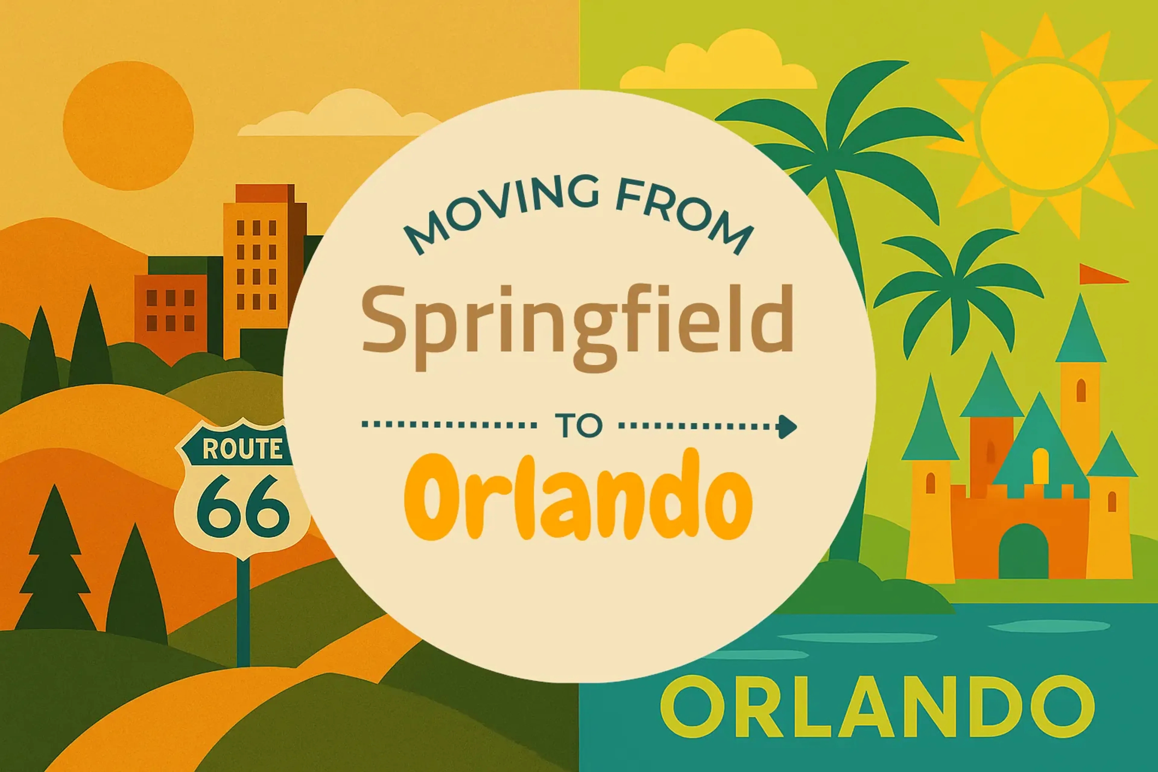 Side-by-side comparison of Springfield to Orlando moving companies
