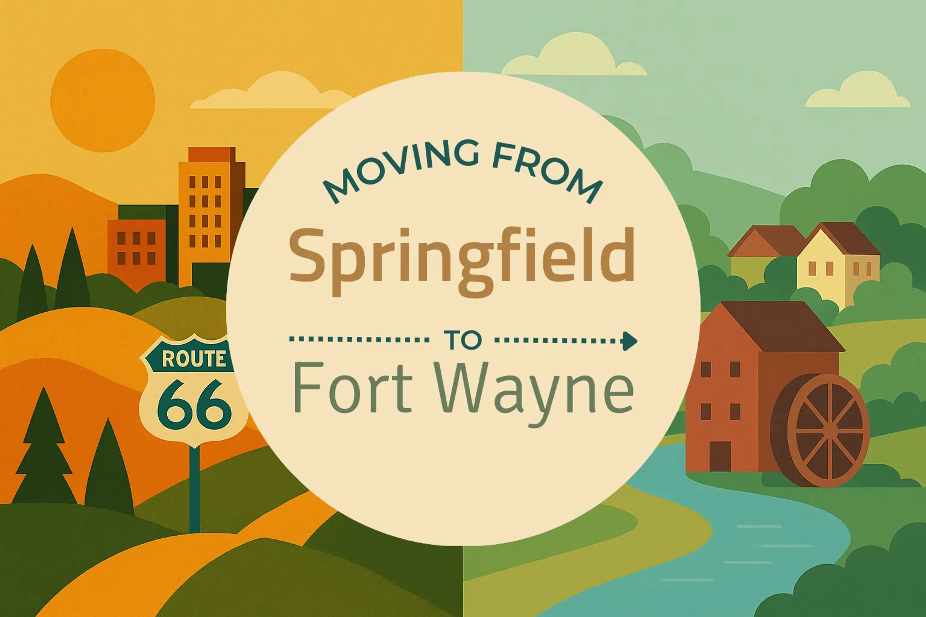 Side-by-side comparison of Springfield to Fort Wayne moving companies