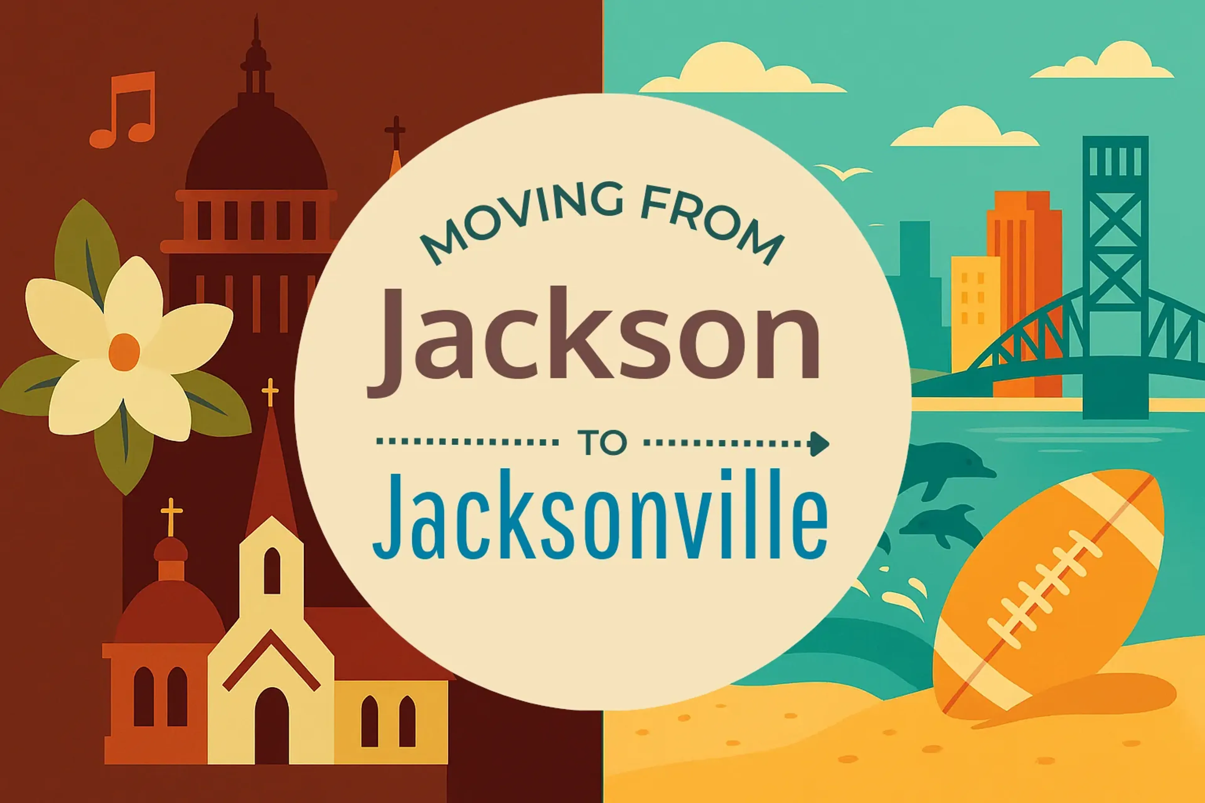 Side-by-side comparison of Jackson to Jacksonville moving companies