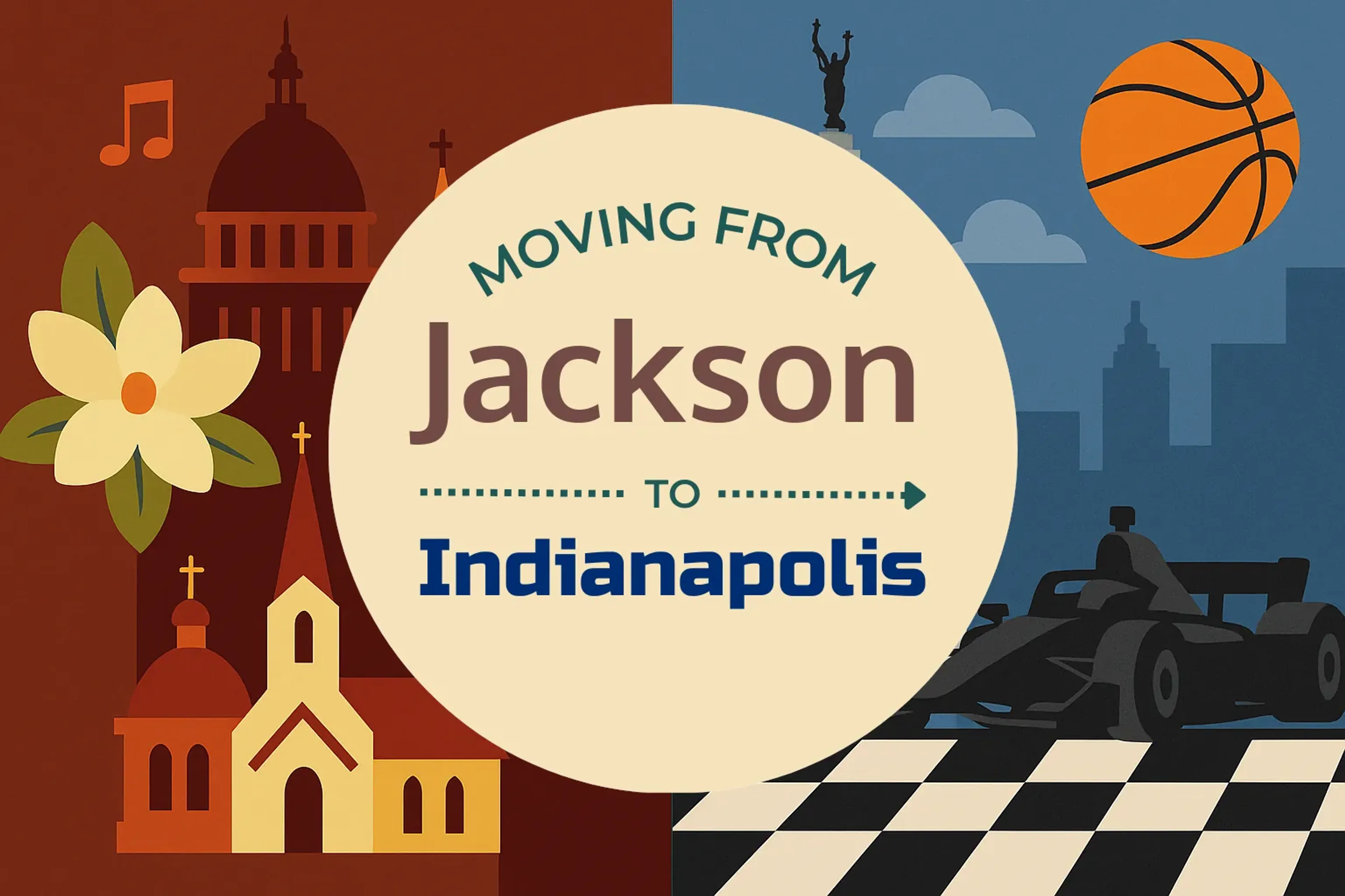 Side-by-side comparison of Jackson to Indianapolis moving companies