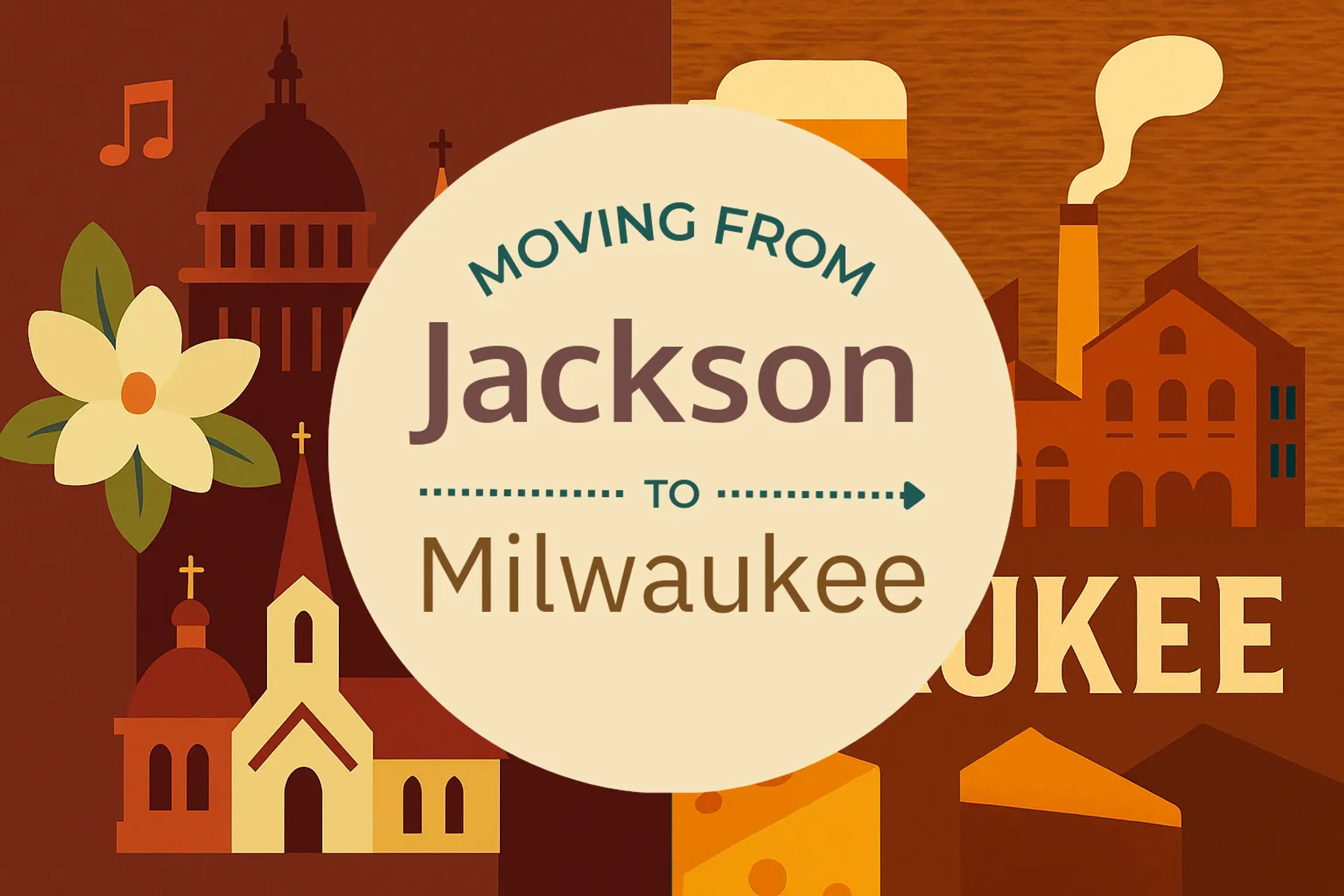 Side-by-side comparison of Jackson to Milwaukee moving companies