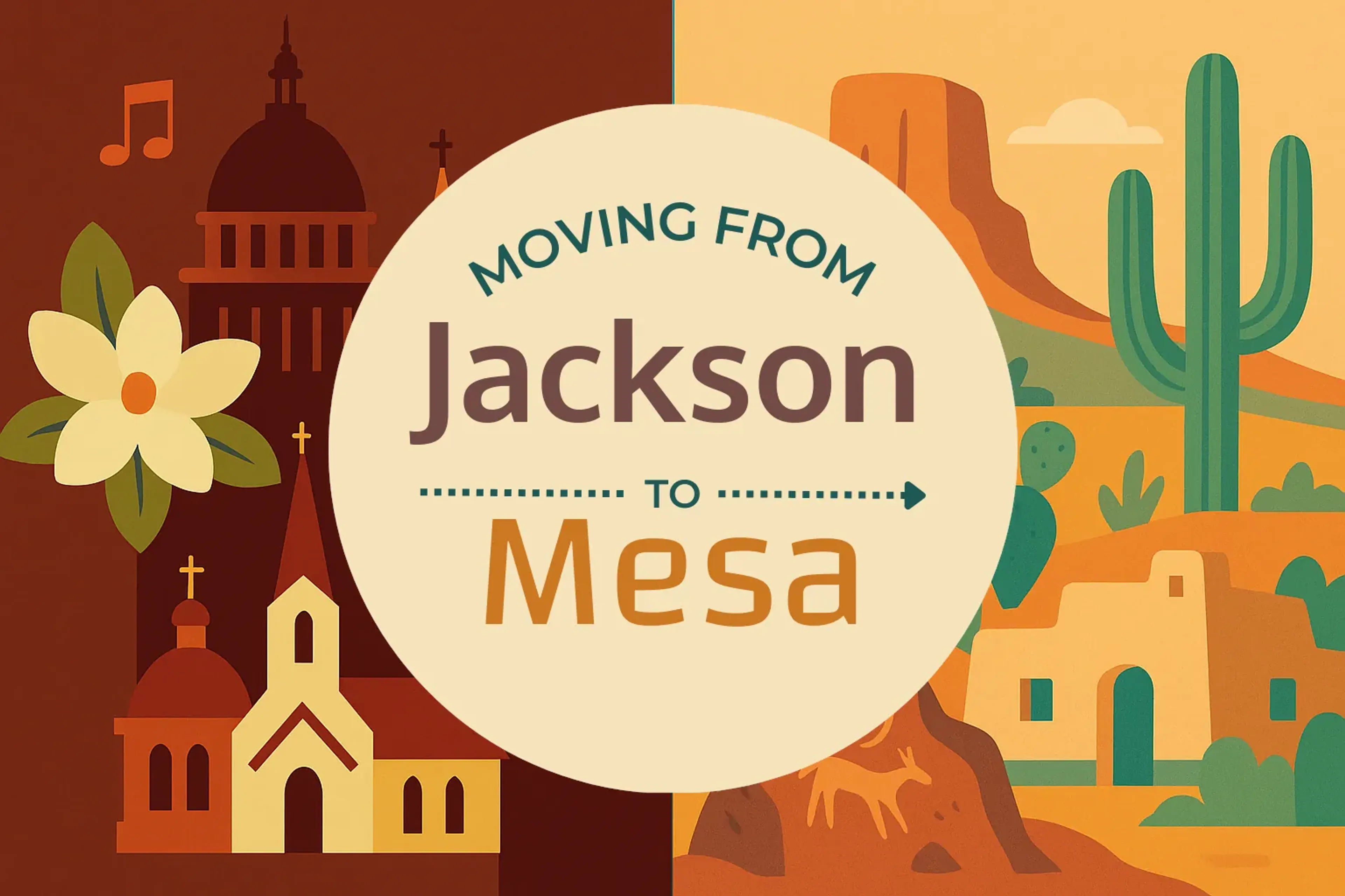 Side-by-side comparison of Jackson to Mesa moving companies