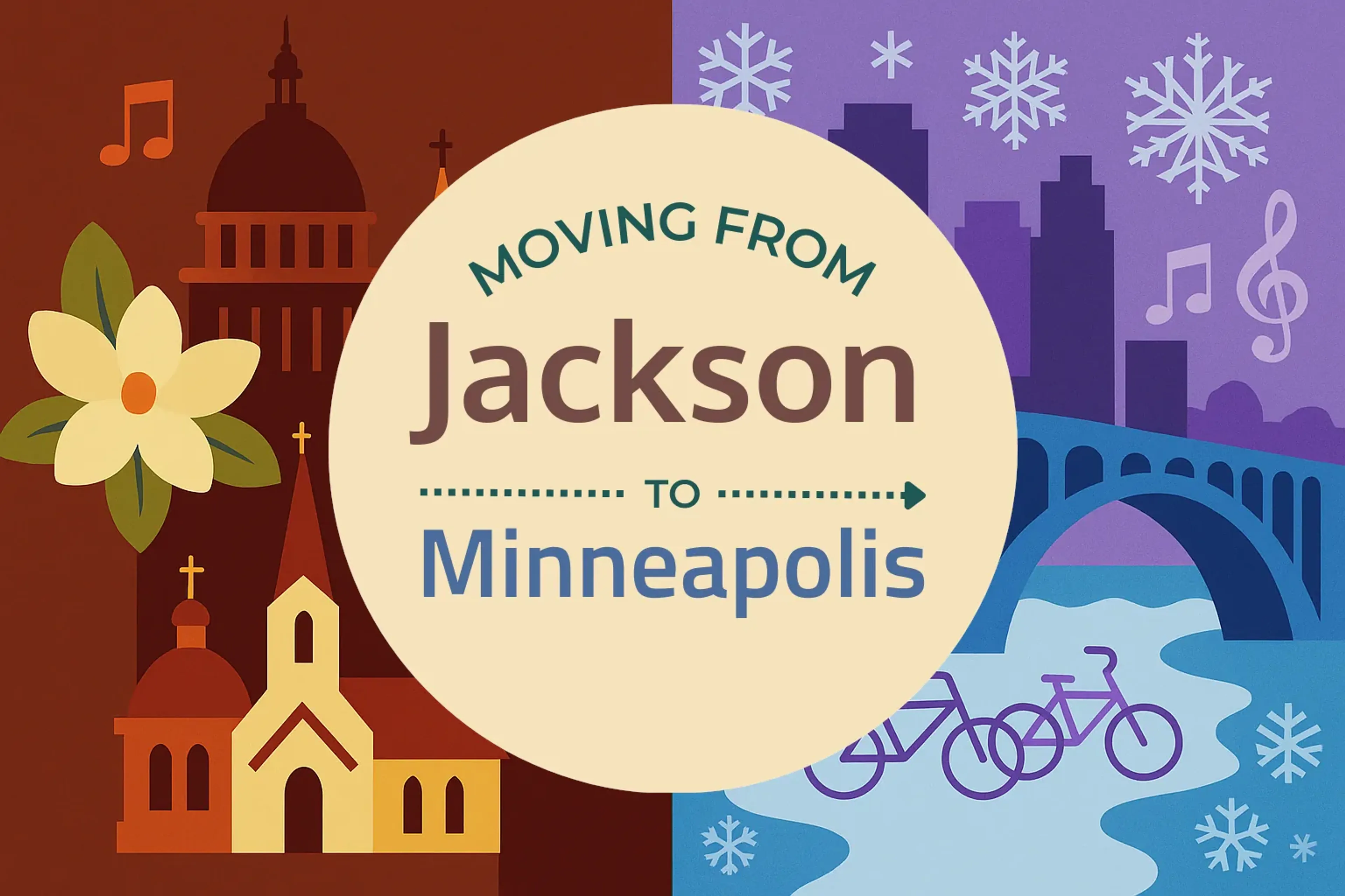 Side-by-side comparison of Jackson to Minneapolis moving companies