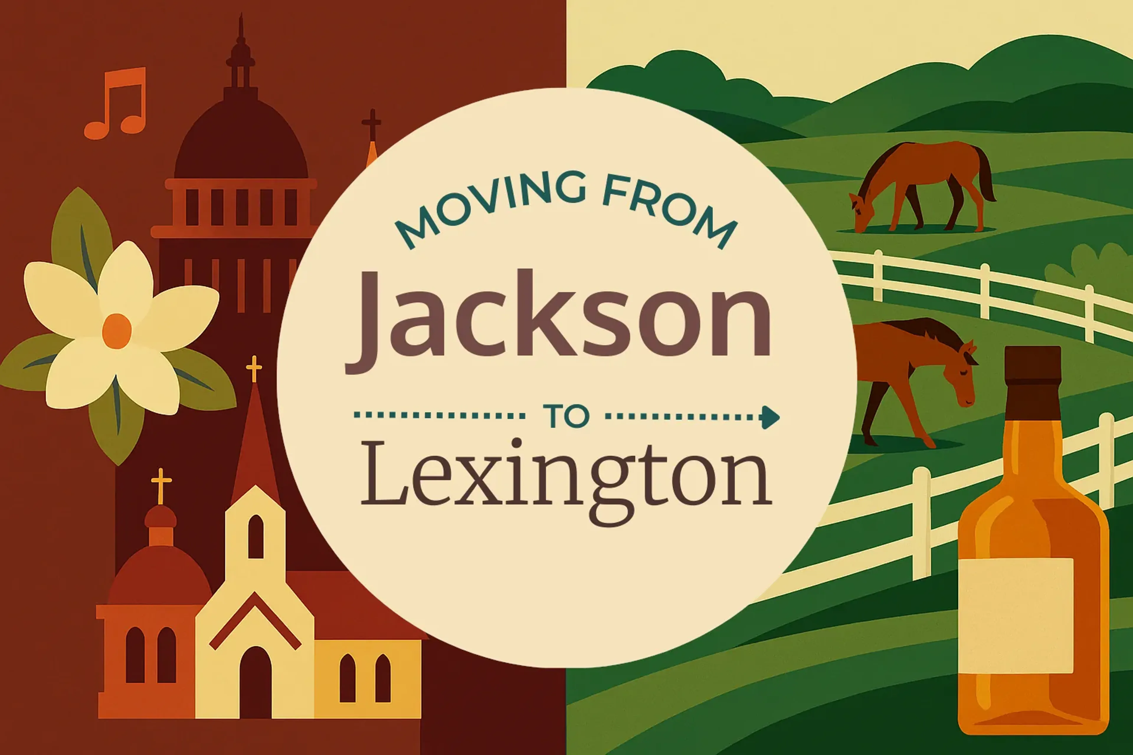 Side-by-side comparison of Jackson to Lexington moving companies