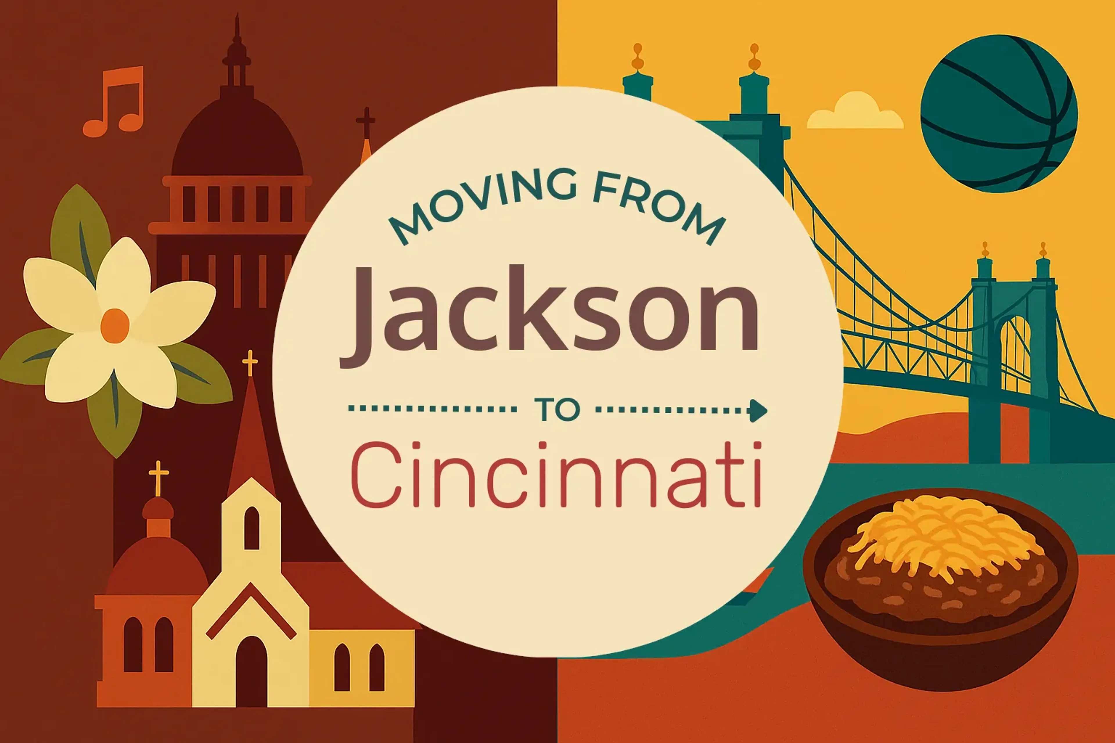Side-by-side comparison of Jackson to Cincinnati moving companies