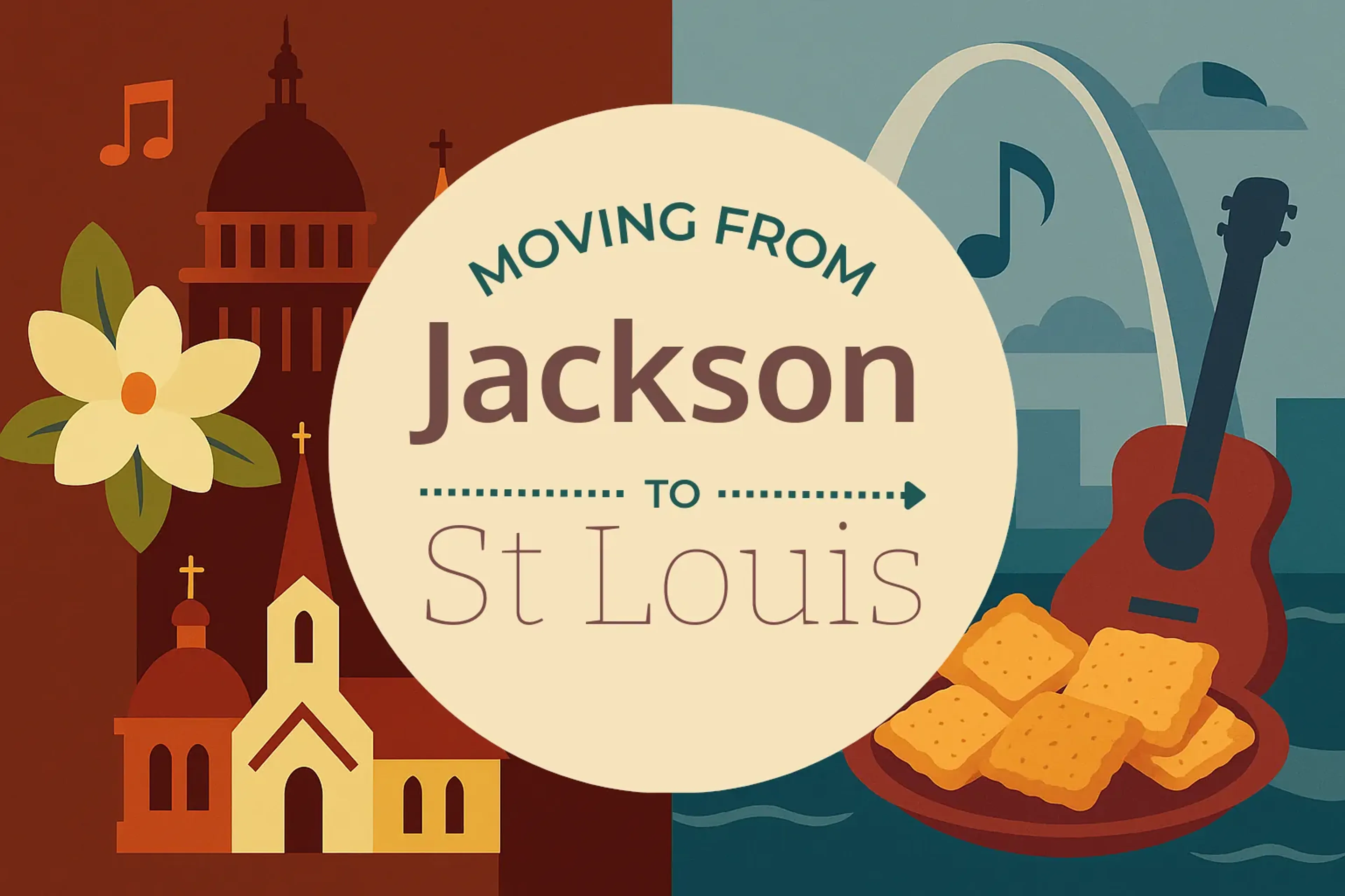 Side-by-side comparison of Jackson to St. Louis moving companies