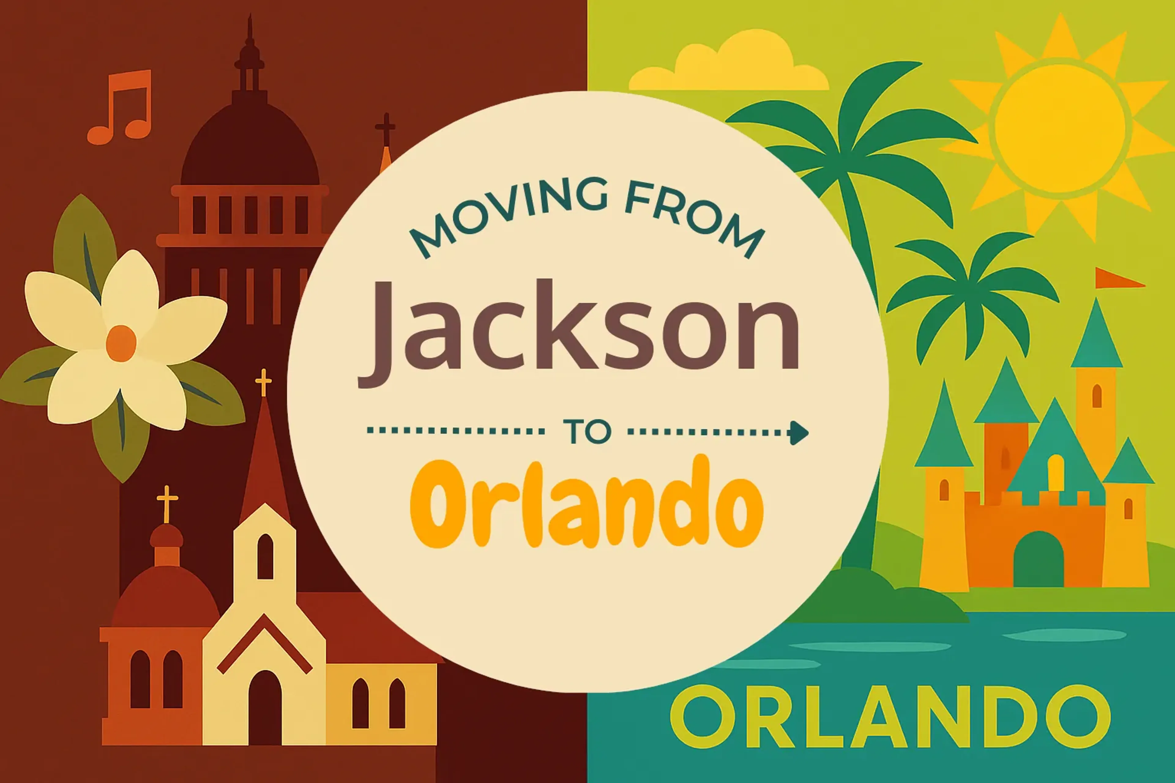 Side-by-side comparison of Jackson to Orlando moving companies