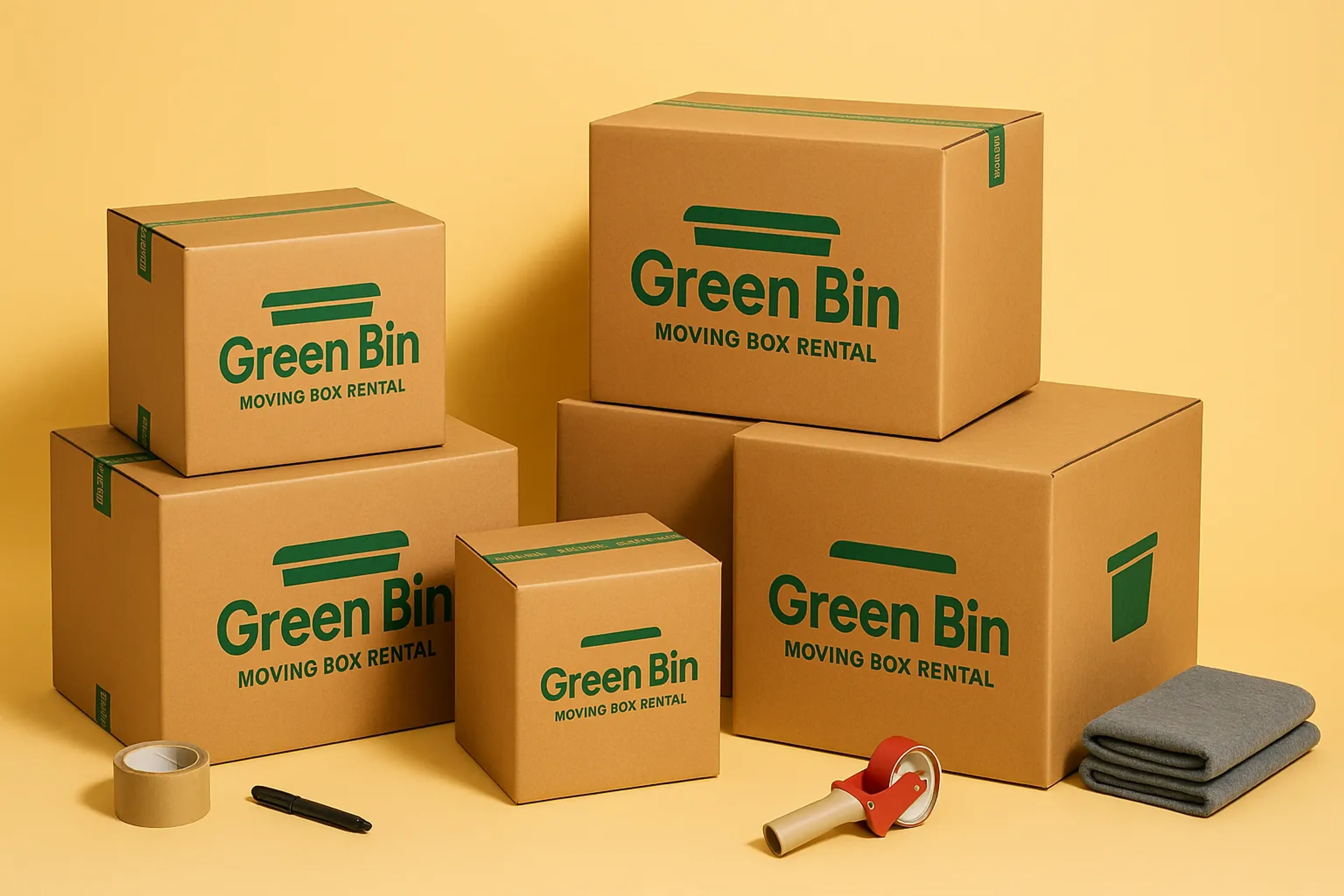 Green Bin - Moving Box Rental featured image
