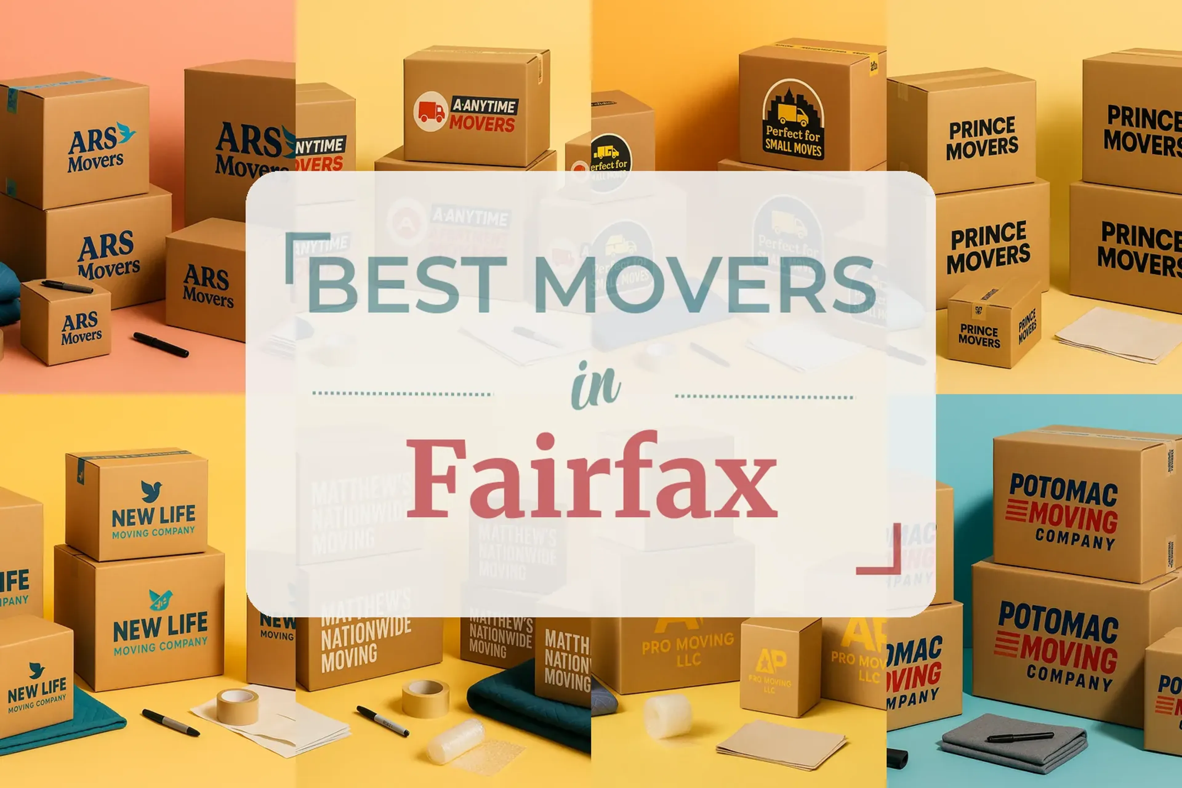 Side-by-side comparison of Fairfax moving companies