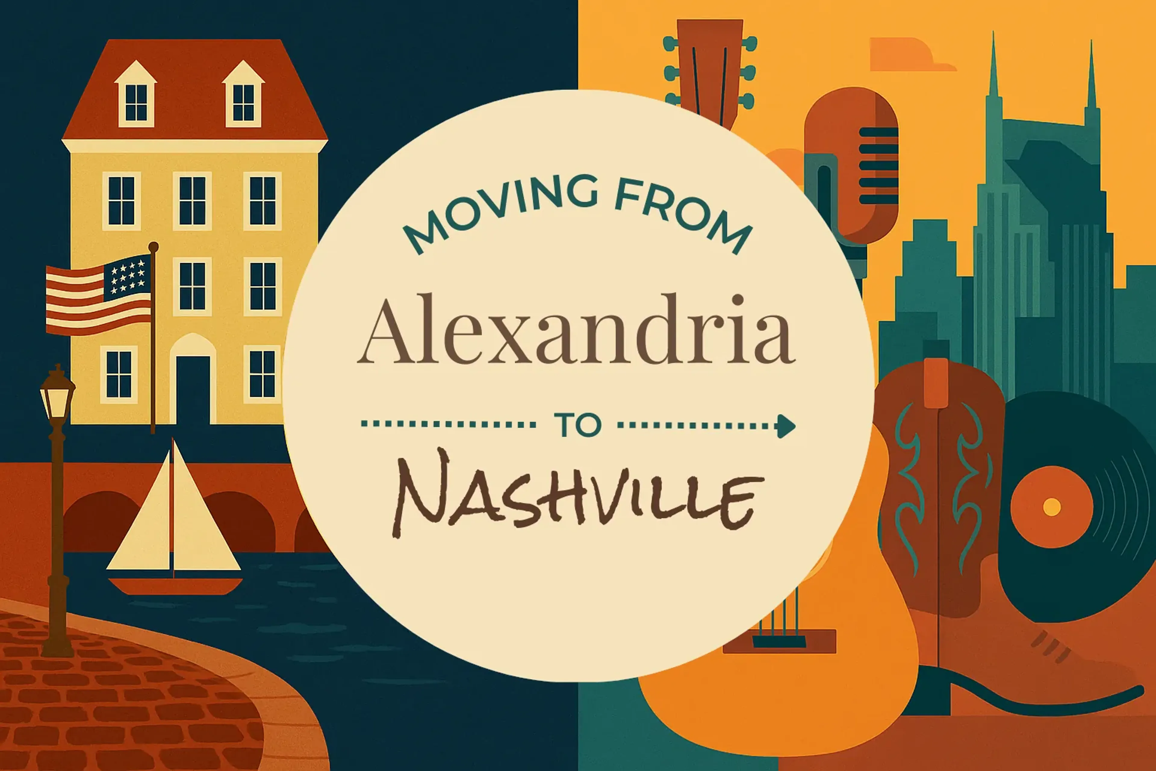 Side-by-side comparison of Alexandria to Nashville moving companies