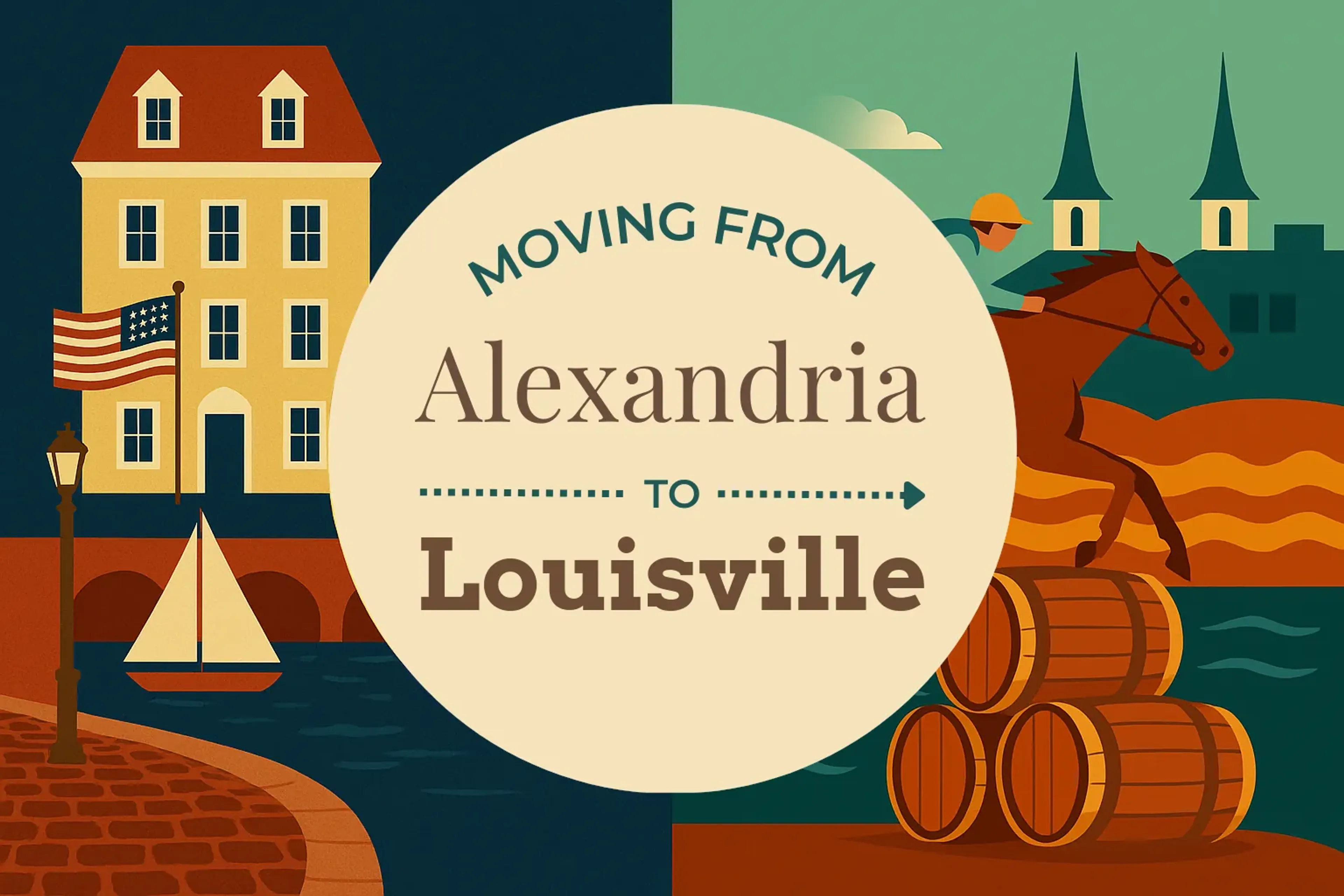Side-by-side comparison of Alexandria to Louisville moving companies