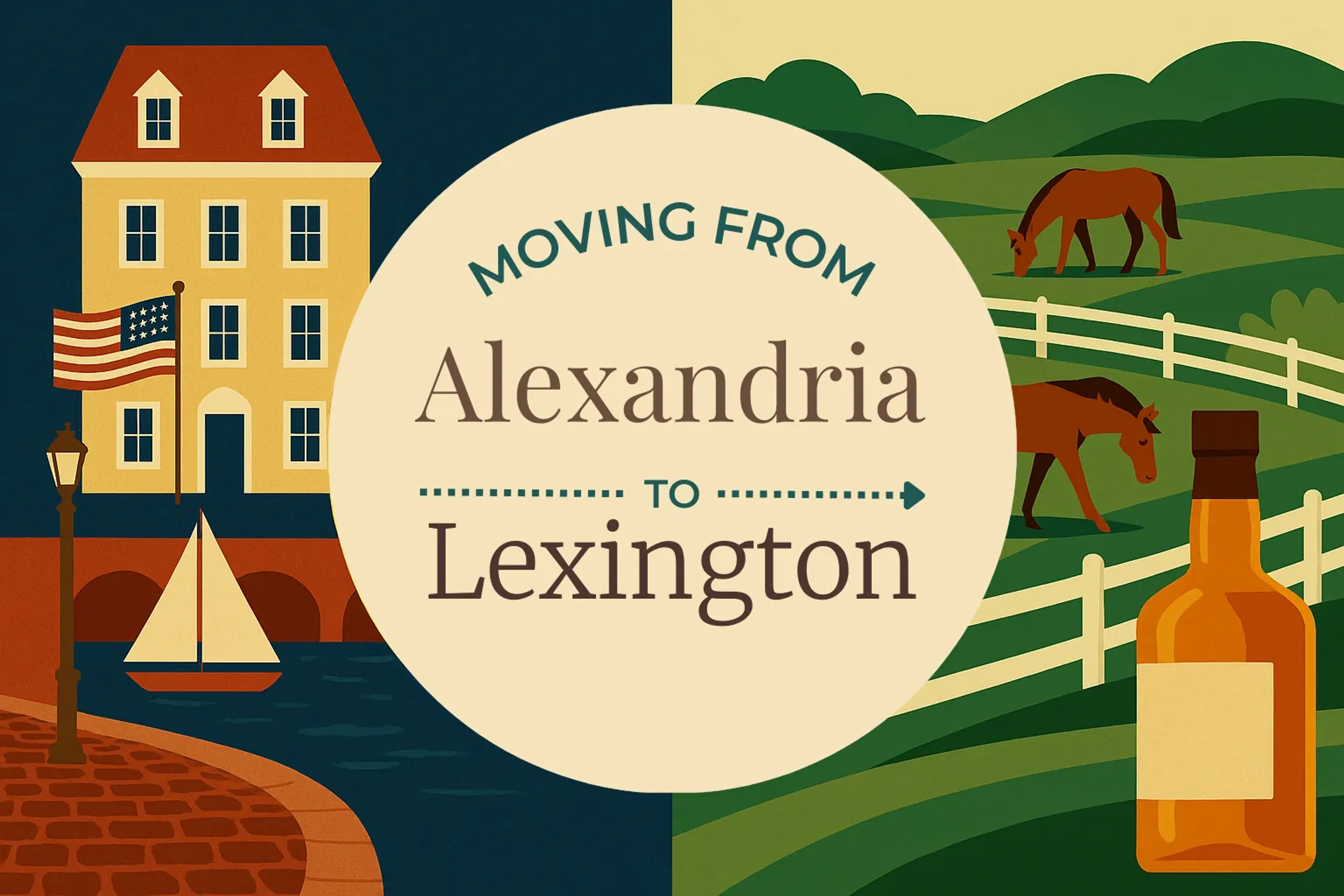 Side-by-side comparison of Alexandria to Lexington moving companies