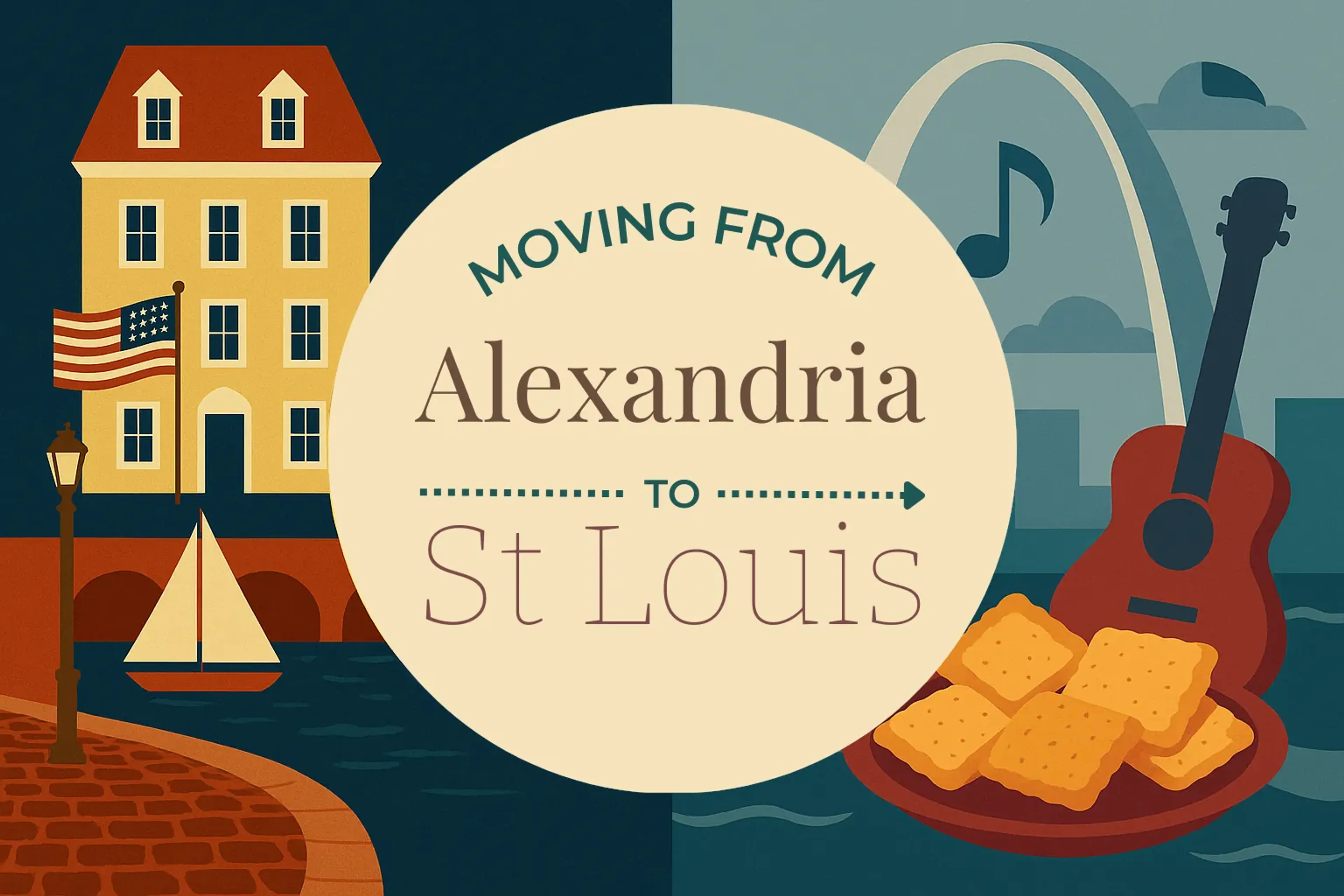 Side-by-side comparison of Alexandria to St. Louis moving companies