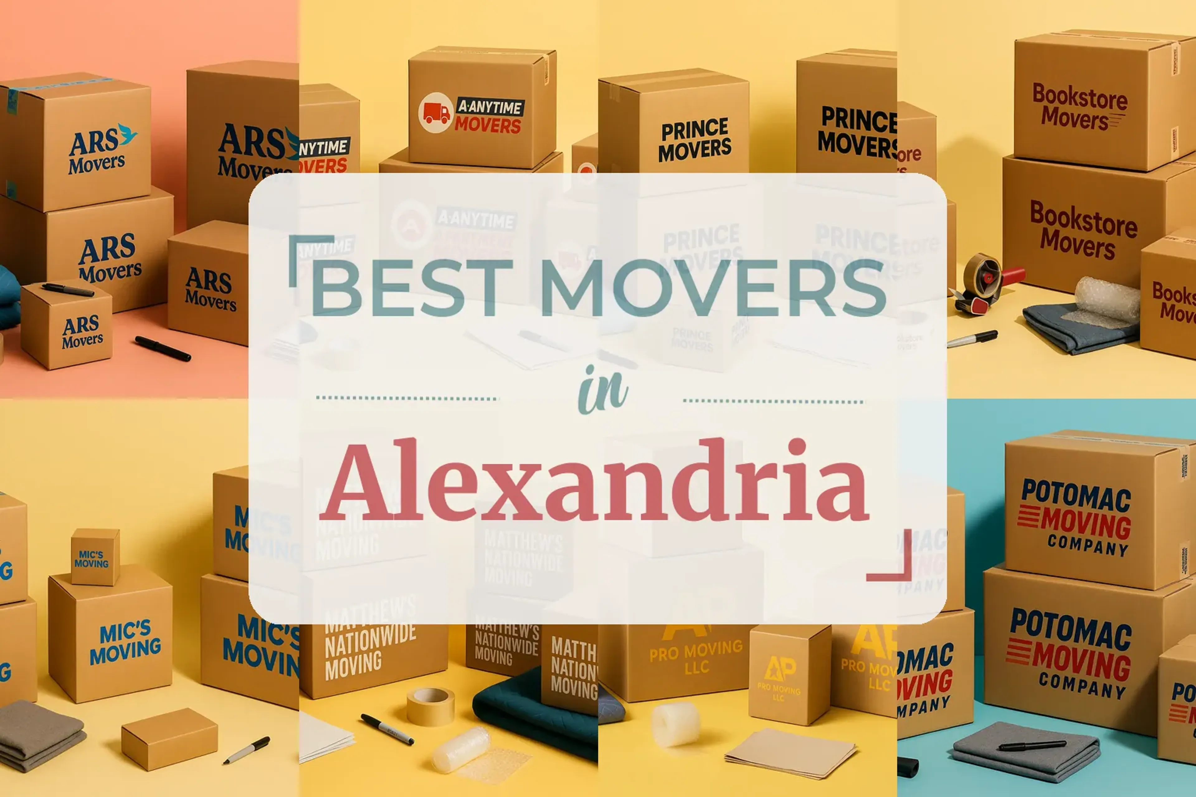 Side-by-side comparison of Alexandria moving companies