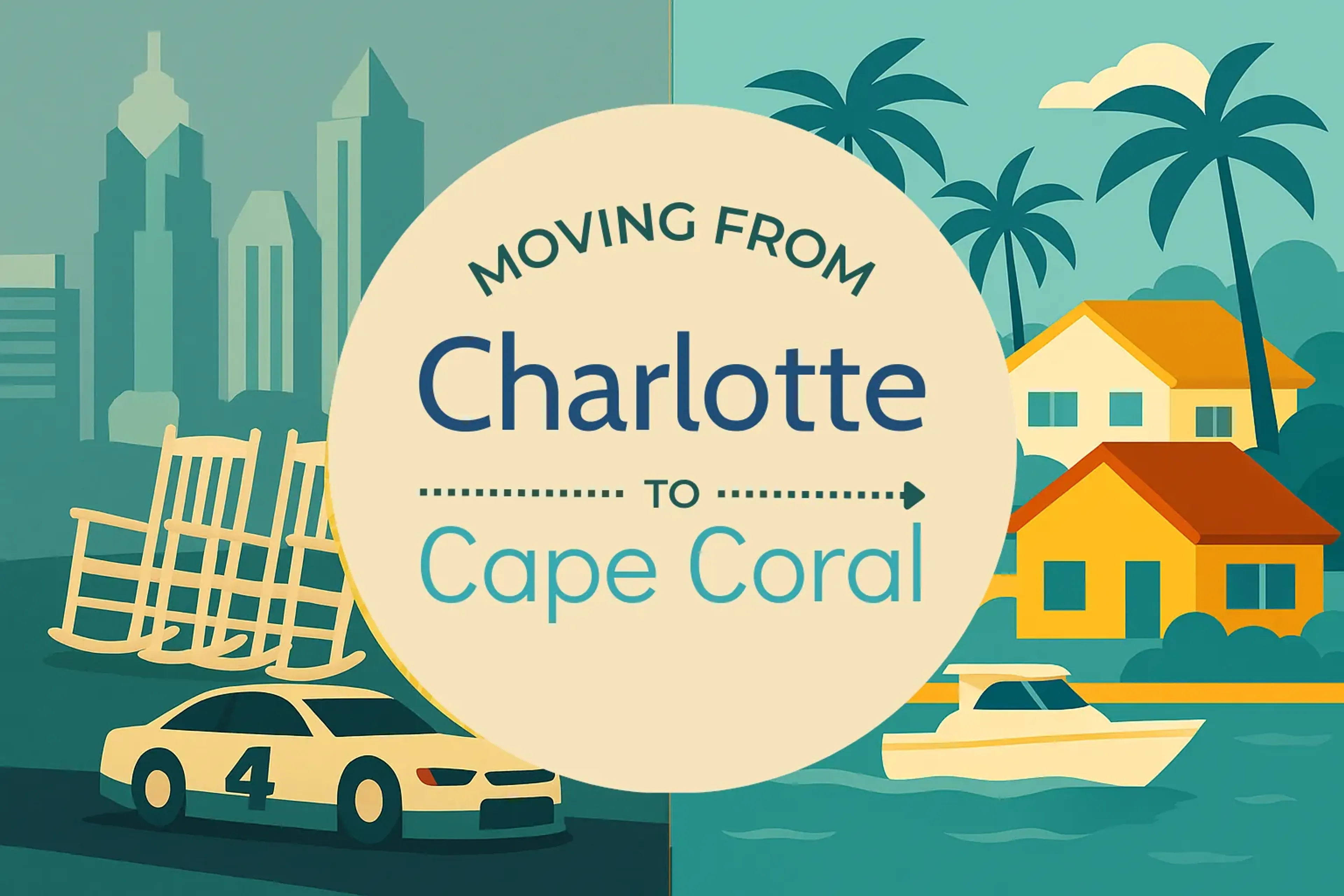 Side-by-side comparison of Charlotte to Cape Coral moving companies