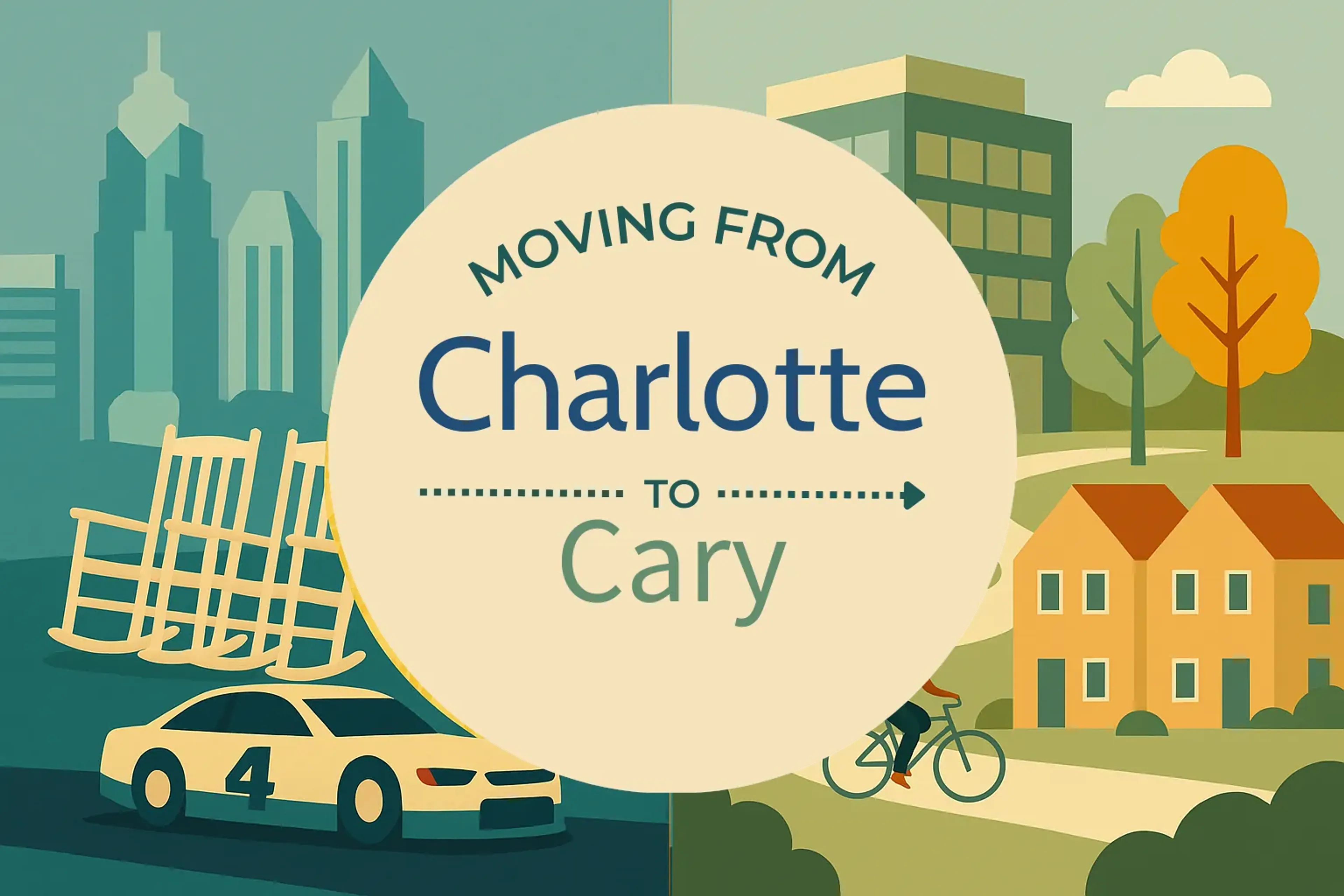 Side-by-side comparison of Charlotte to Cary moving companies