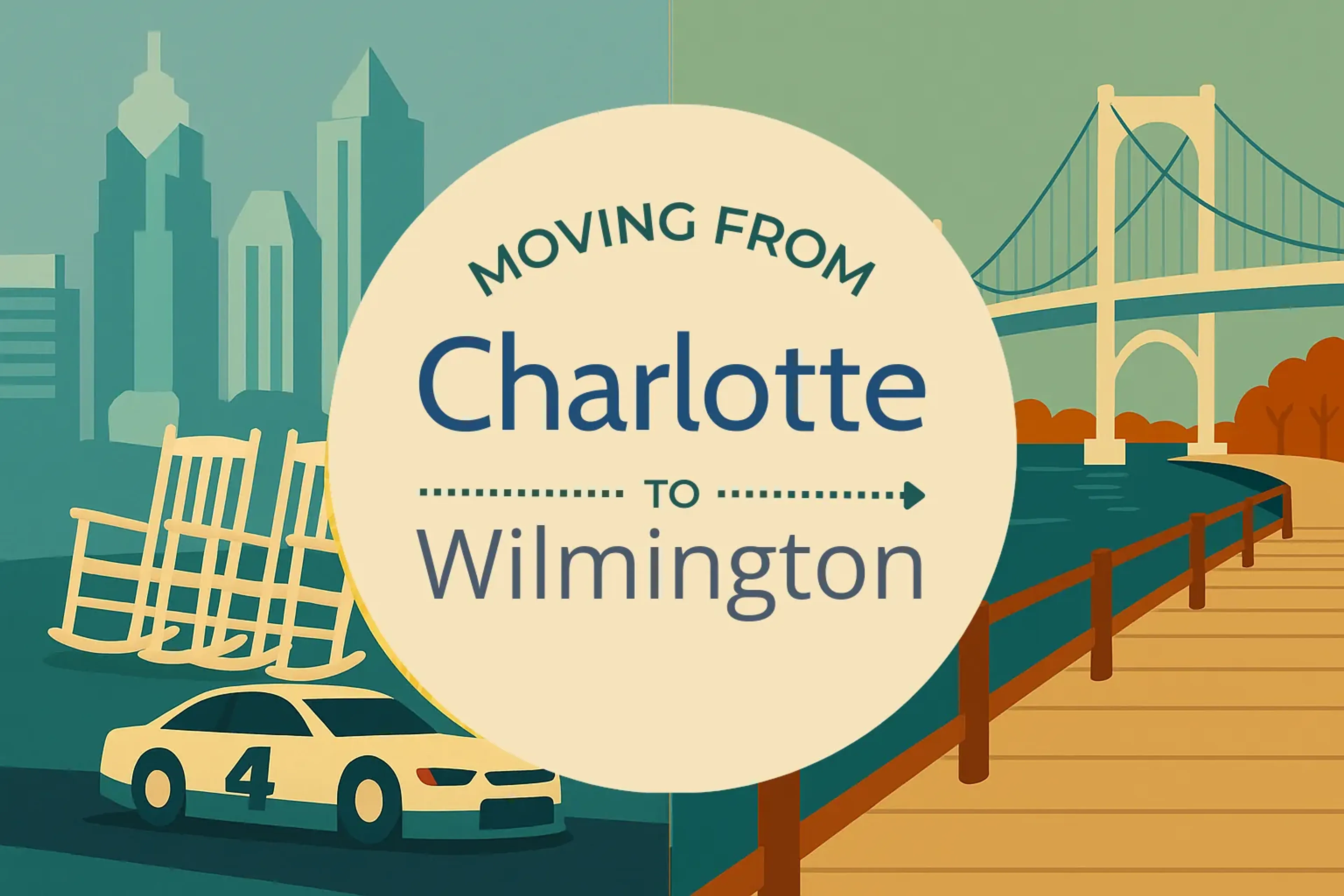 Side-by-side comparison of Charlotte to Wilmington moving companies
