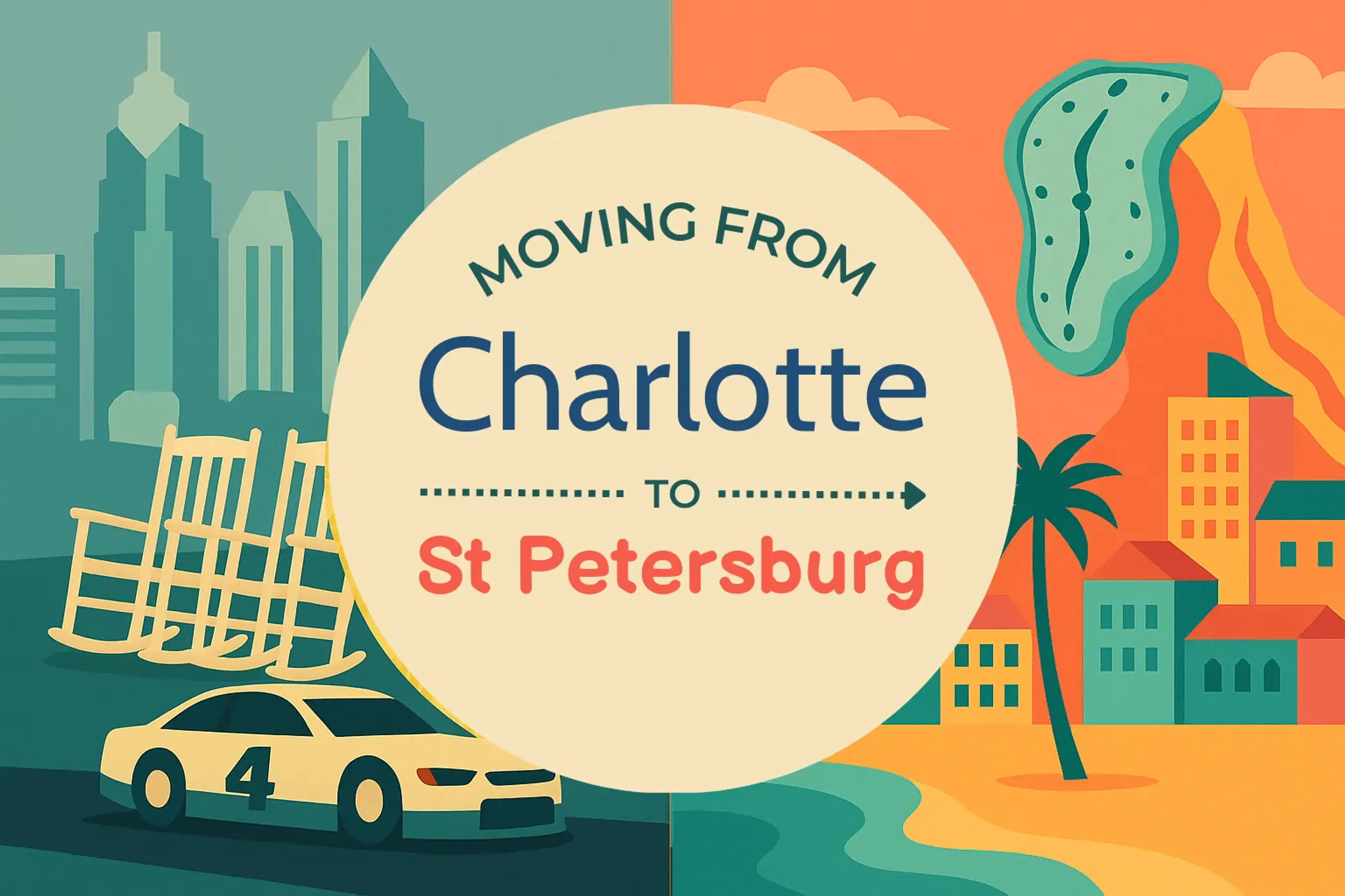 Side-by-side comparison of Charlotte to St. Petersburg moving companies