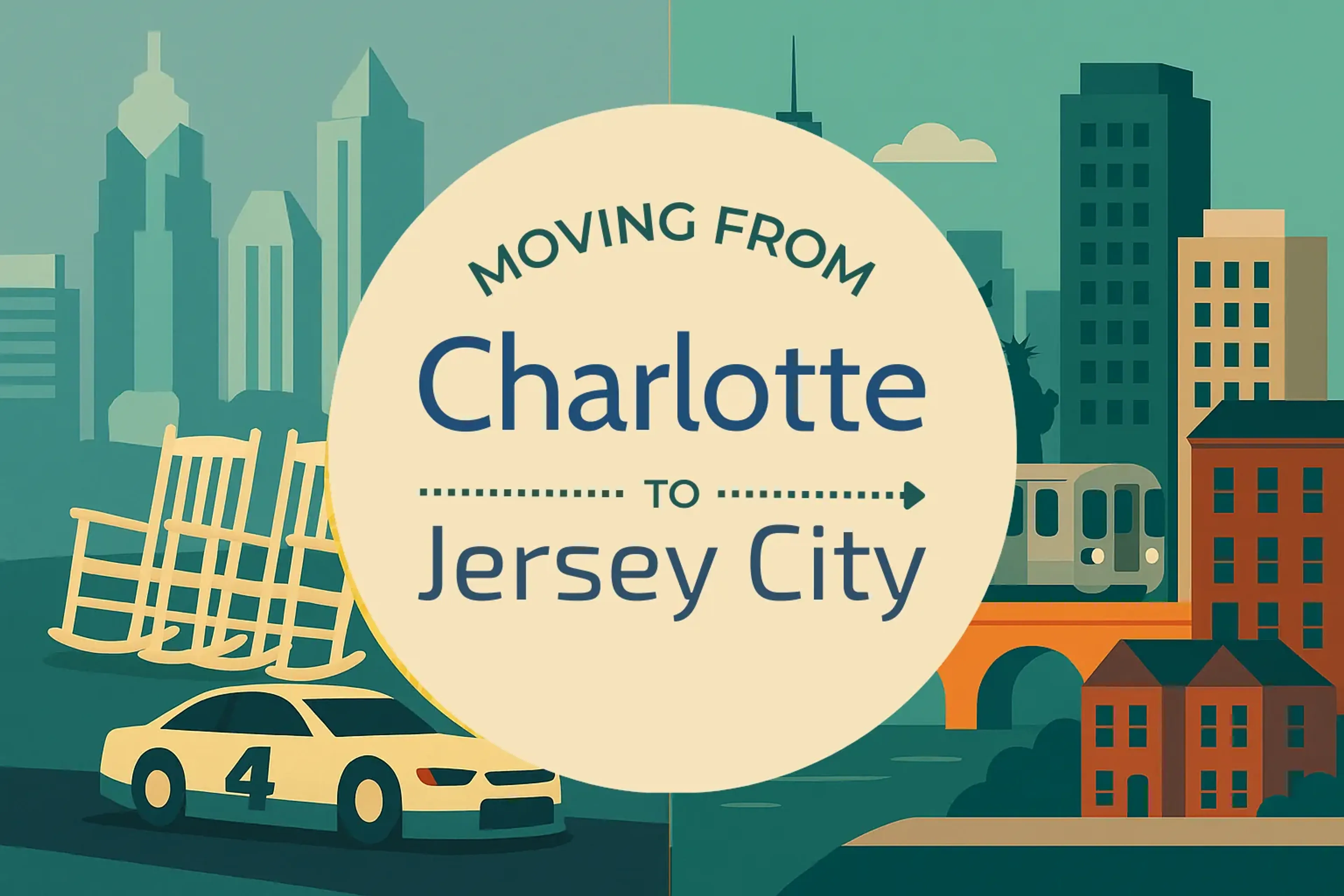Side-by-side comparison of Charlotte to Jersey City moving companies