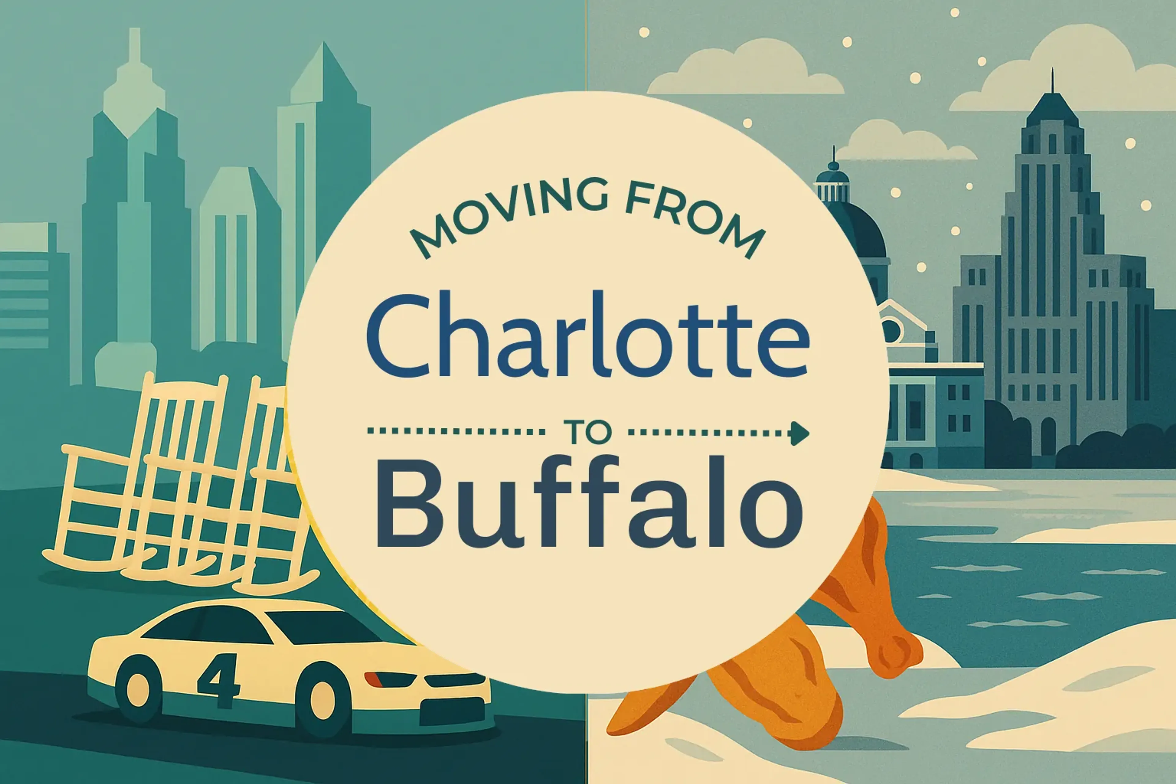 Side-by-side comparison of Charlotte to Buffalo moving companies