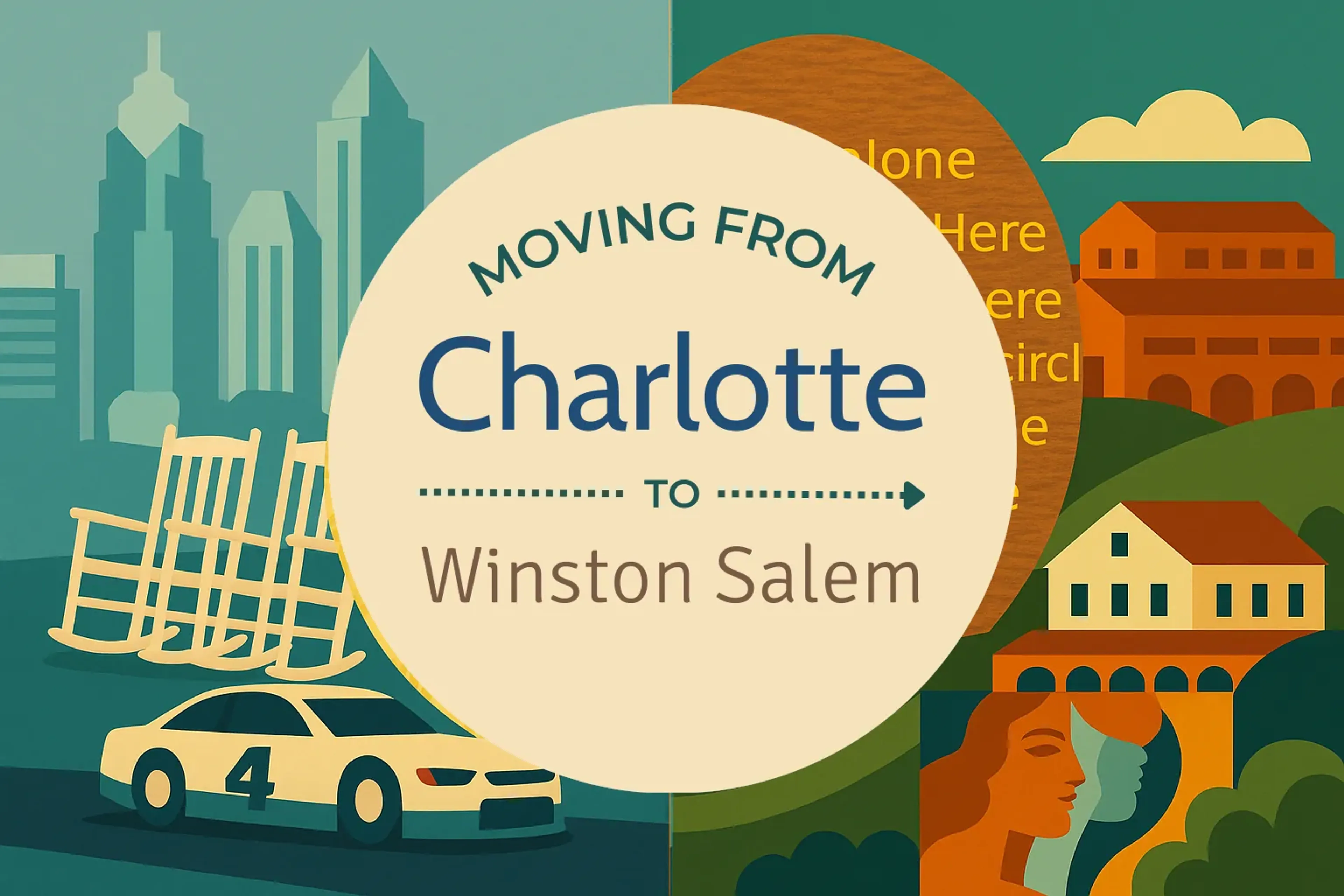 Side-by-side comparison of Charlotte to Winston Salem moving companies